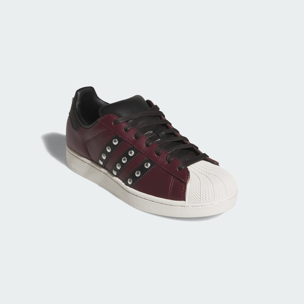 adidas Women's Superstar II shoes - Maroon / Core Black / Off White