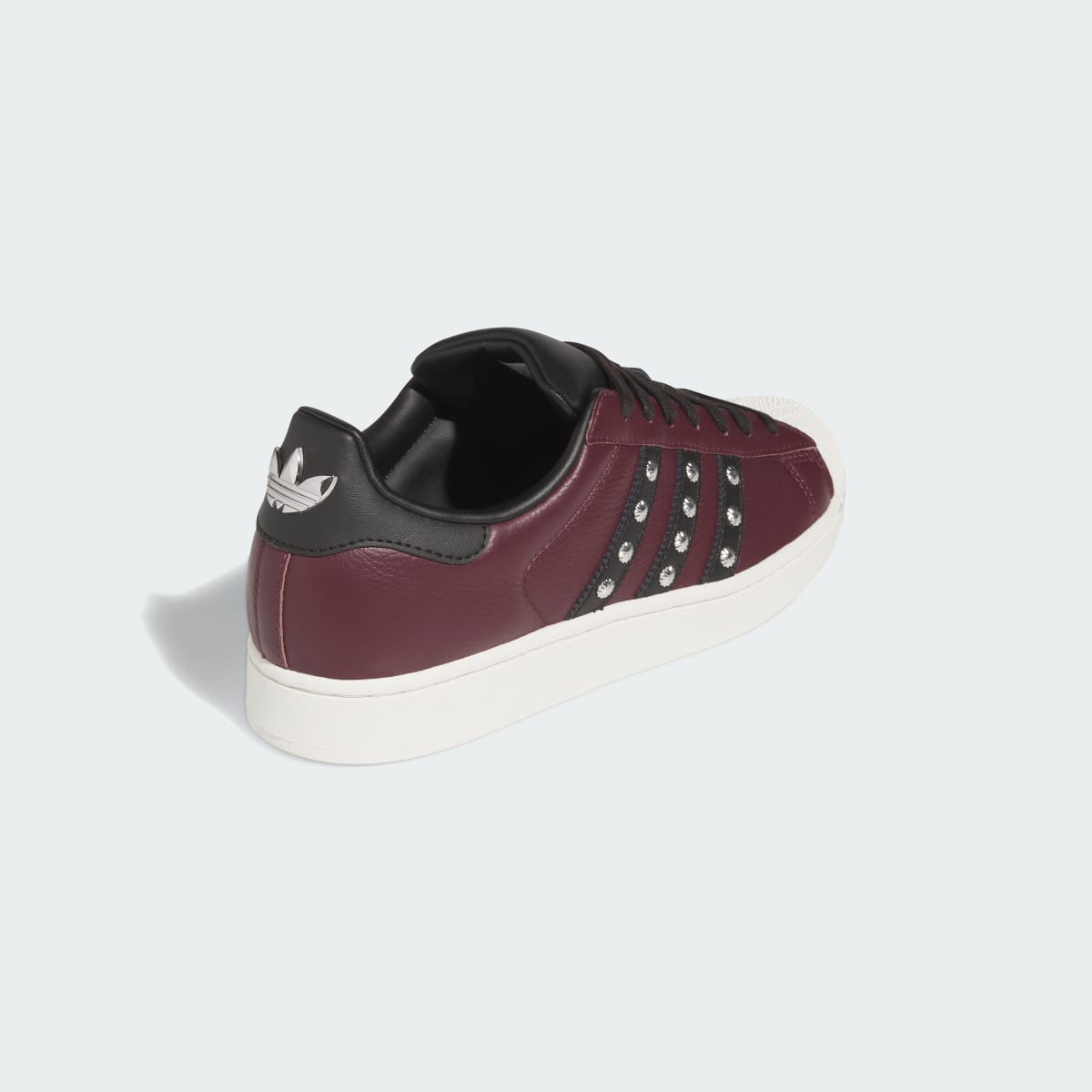 adidas Women's Superstar II shoes - Maroon / Core Black / Off White