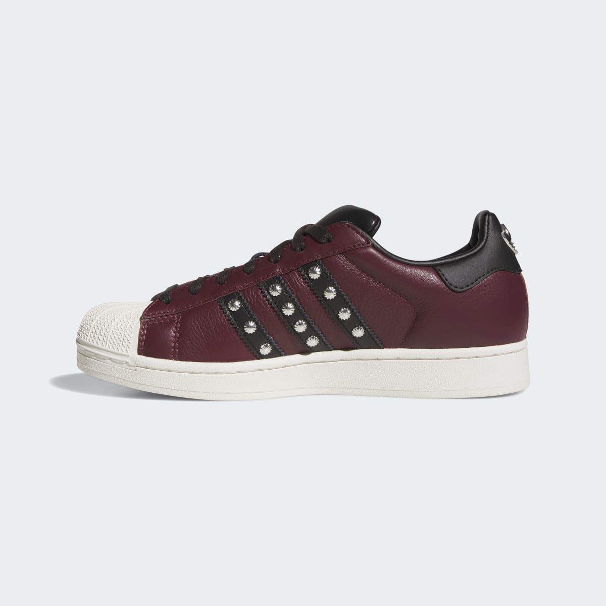 adidas Women's Superstar II shoes - Maroon / Core Black / Off White