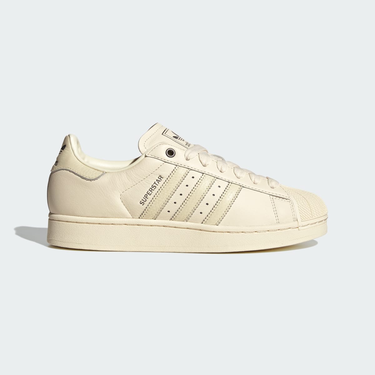 adidas Women's Superstar II shoes - Cream White / Cream White / Iron Metallic