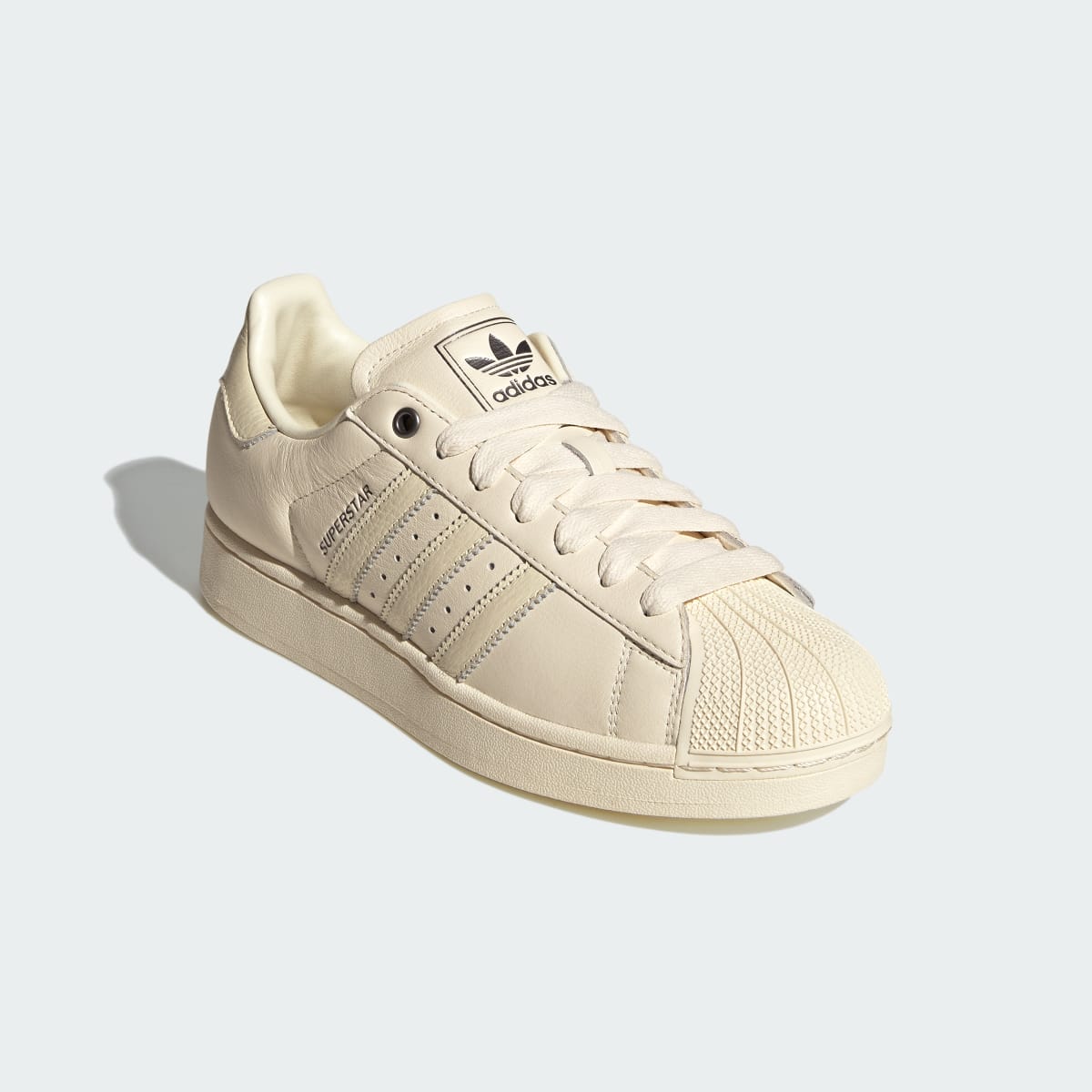 adidas Women's Superstar II shoes - Cream White / Cream White / Iron Metallic