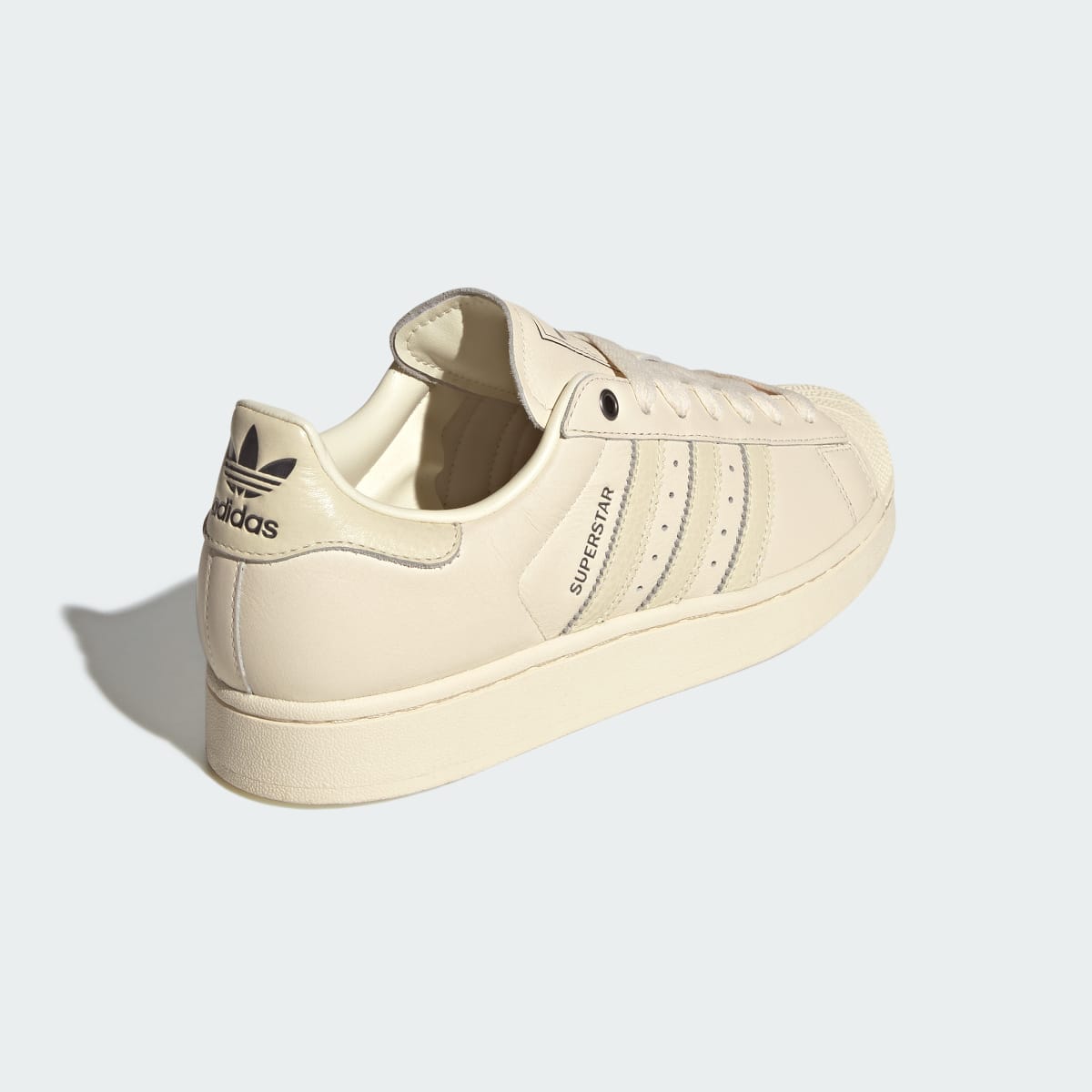 adidas Women's Superstar II shoes - Cream White / Cream White / Iron Metallic