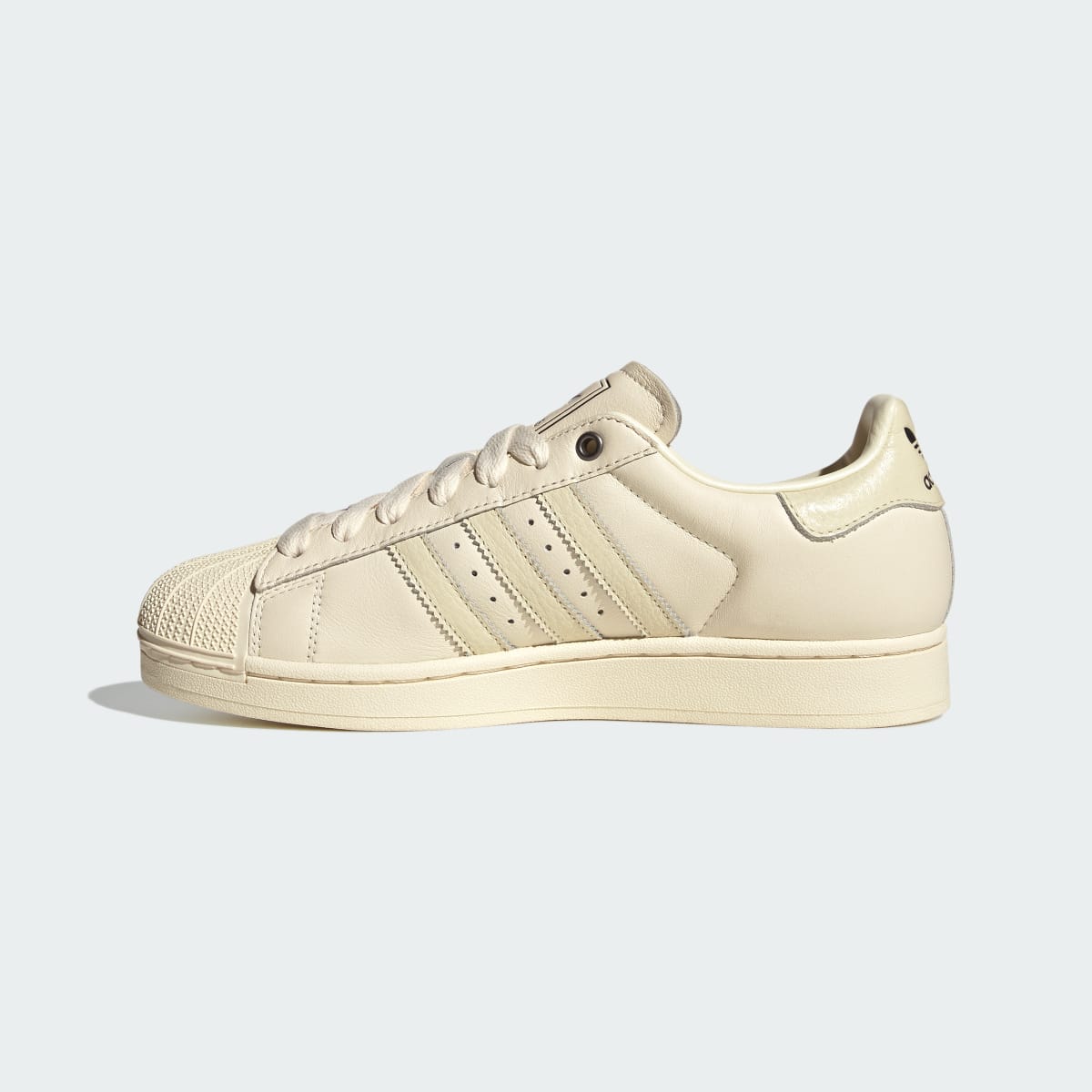 adidas Women's Superstar II shoes - Cream White / Cream White / Iron Metallic