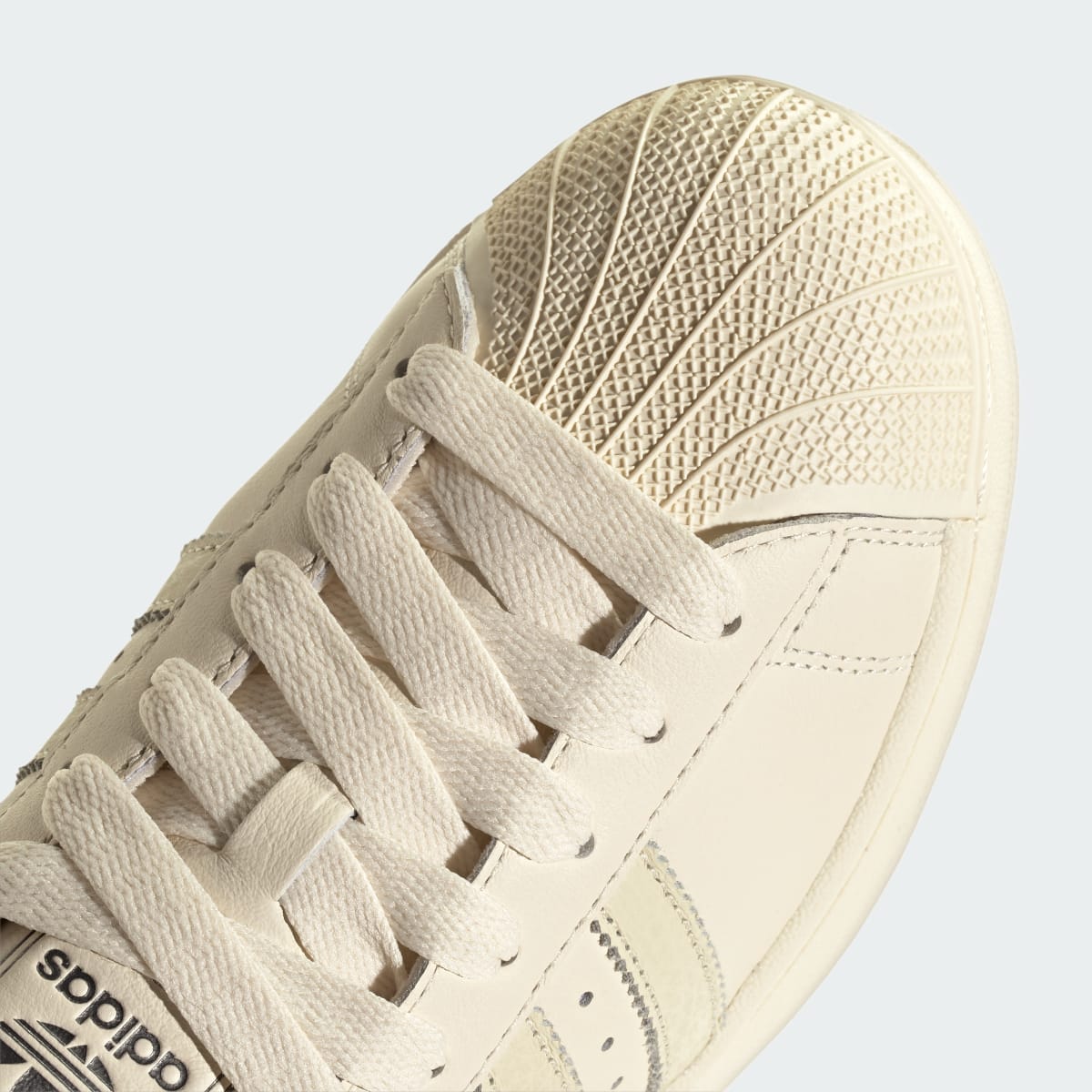 adidas Women's Superstar II shoes - Cream White / Cream White / Iron Metallic