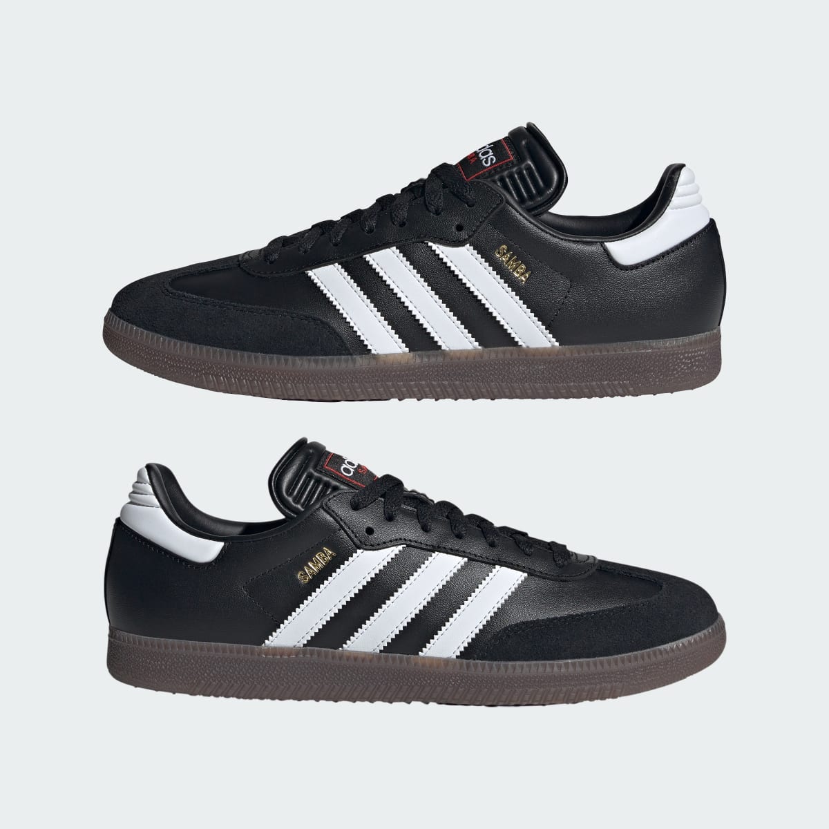 adidas Women's Samba Indoor Soccer Shoes - Core Black / Cloud White / Vivid Red