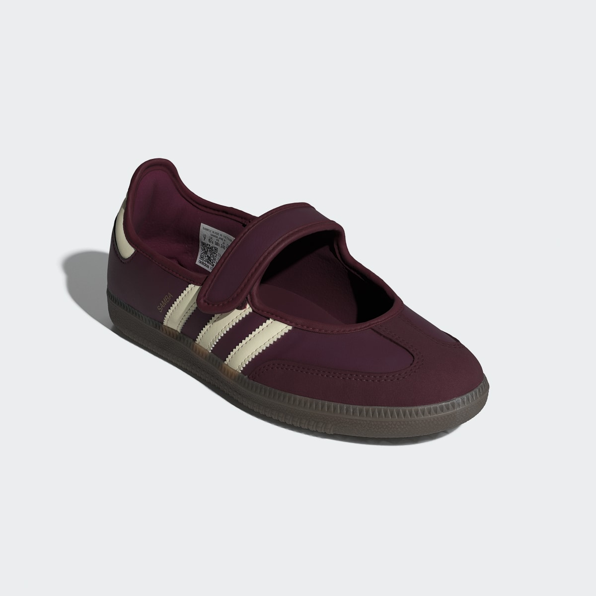 adidas Women's Samba Jane Shoes - Maroon / Cream White / Gold Metallic