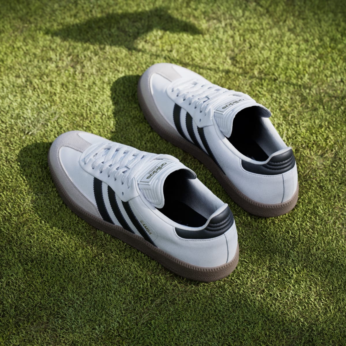 adidas Women's Samba Spikeless Golf Shoes - Cloud White / Core Black / Gum