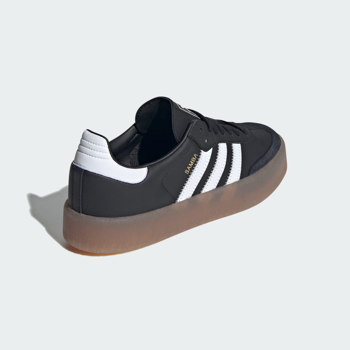 adidas Women's Sambae Shoes - Core Black / Cloud White / Gold Metallic