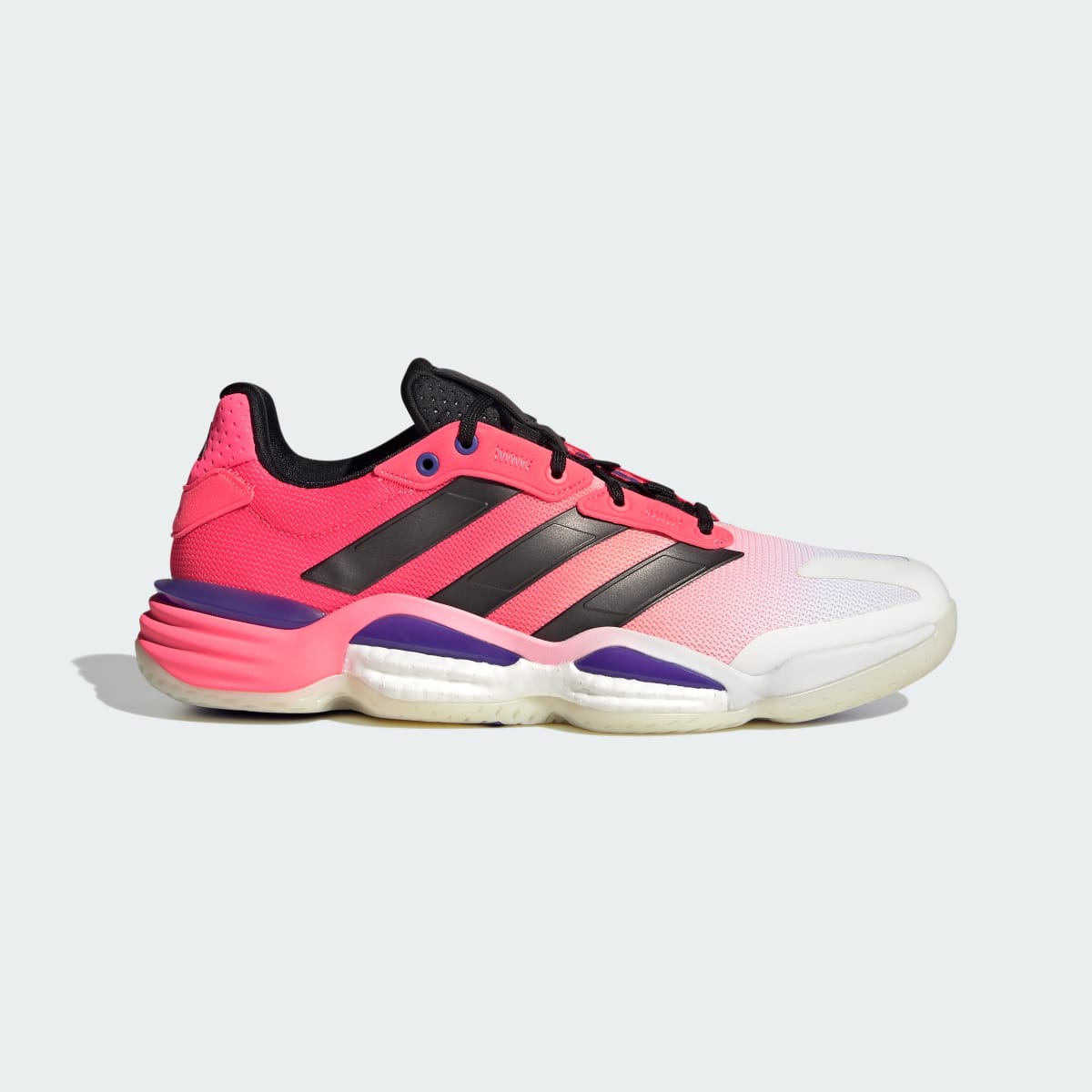 adidas Men's Stabil 16 Indoor Shoes - Solar Turbo / Trace Grey Metallic / Core Black