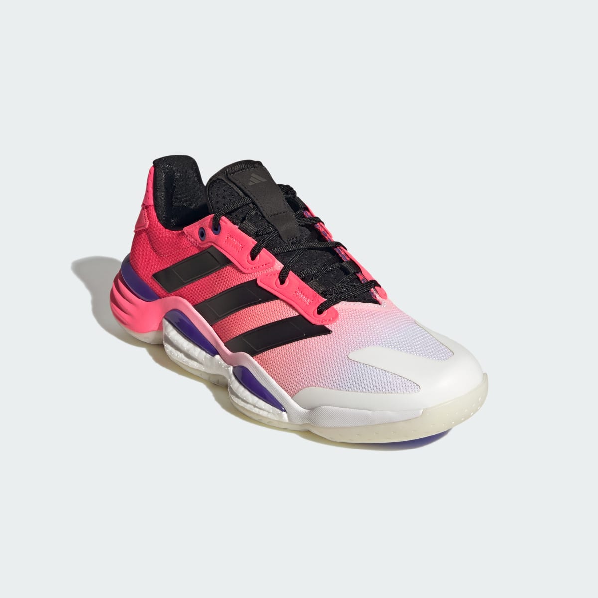 adidas Men's Stabil 16 Indoor Shoes - Solar Turbo / Trace Grey Metallic / Core Black