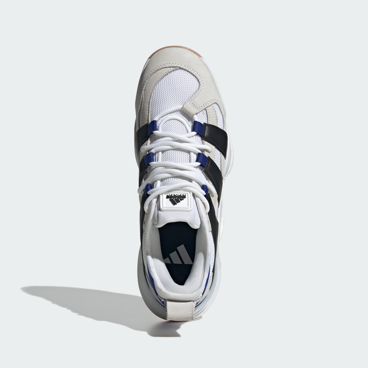adidas Men's Stabil Shoes - Cloud White / Core Black / Semi Lucid Blue