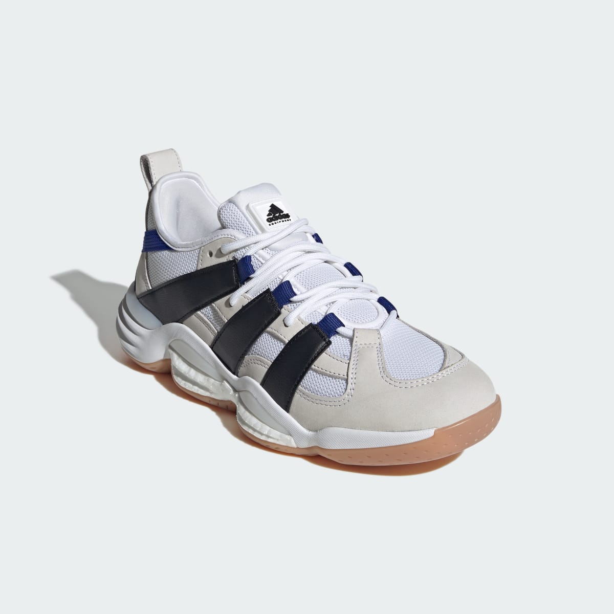 adidas Men's Stabil Shoes - Cloud White / Core Black / Semi Lucid Blue