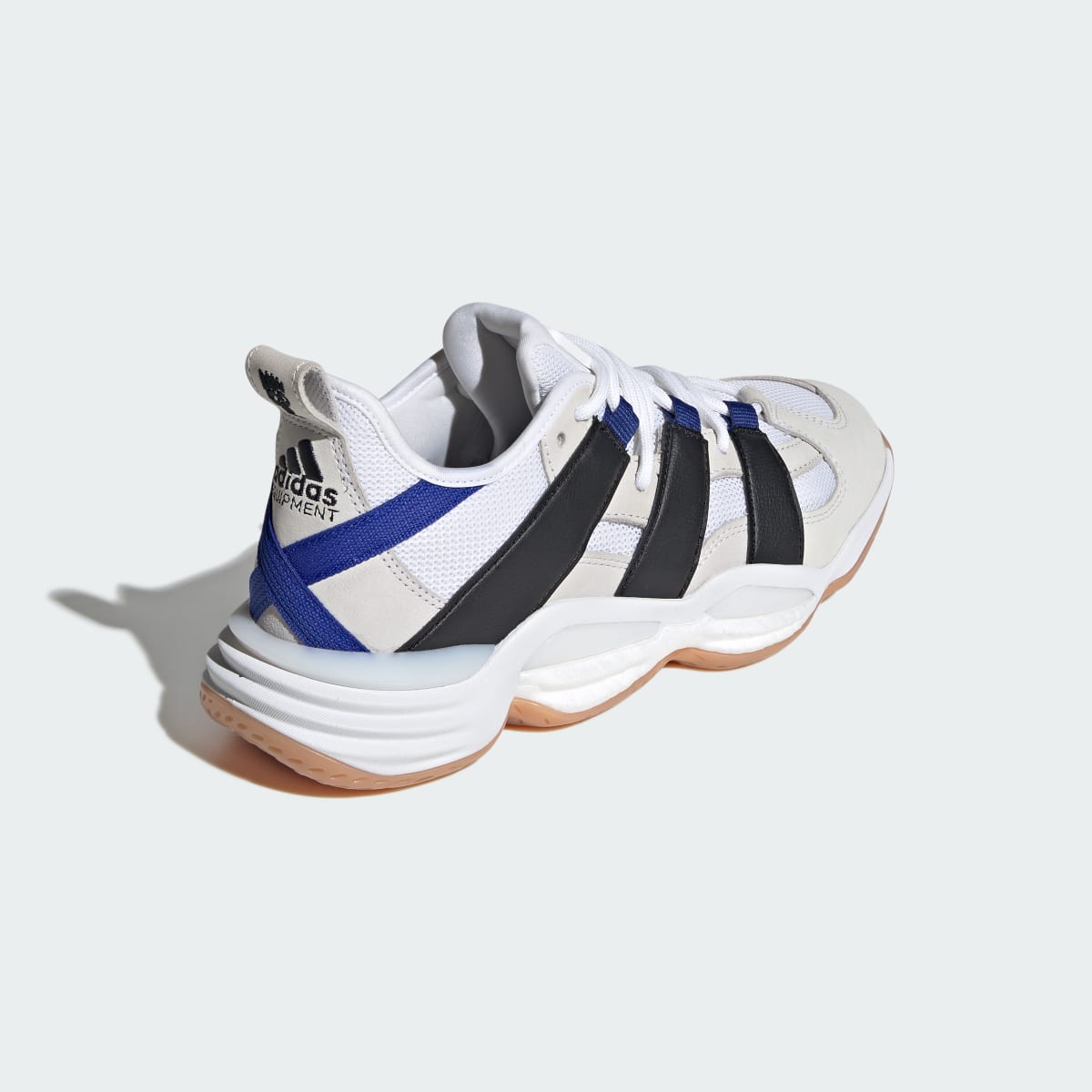 adidas Men's Stabil Shoes - Cloud White / Core Black / Semi Lucid Blue