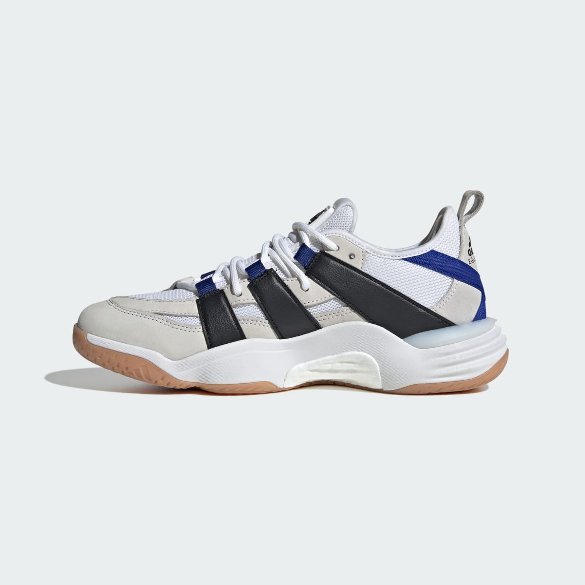 adidas Men's Stabil Shoes - Cloud White / Core Black / Semi Lucid Blue