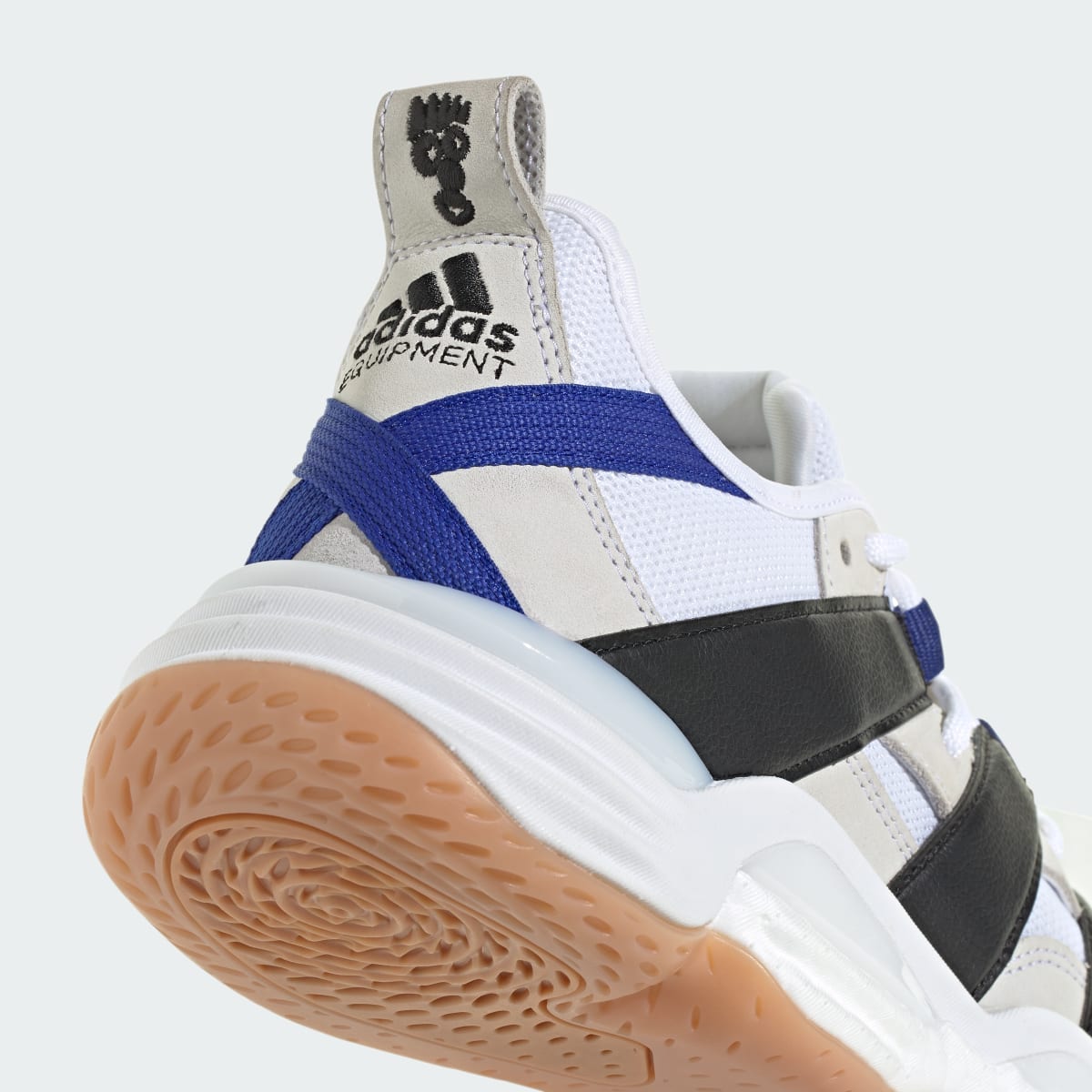 adidas Men's Stabil Shoes - Cloud White / Core Black / Semi Lucid Blue