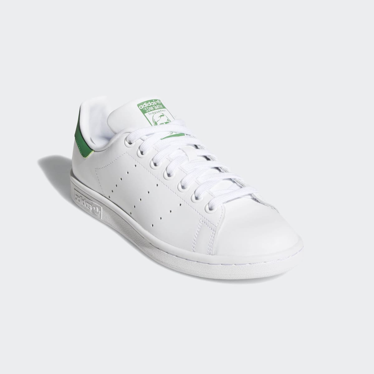 adidas Women's Stan Smith Shoes - Cloud White / Cloud White / Green