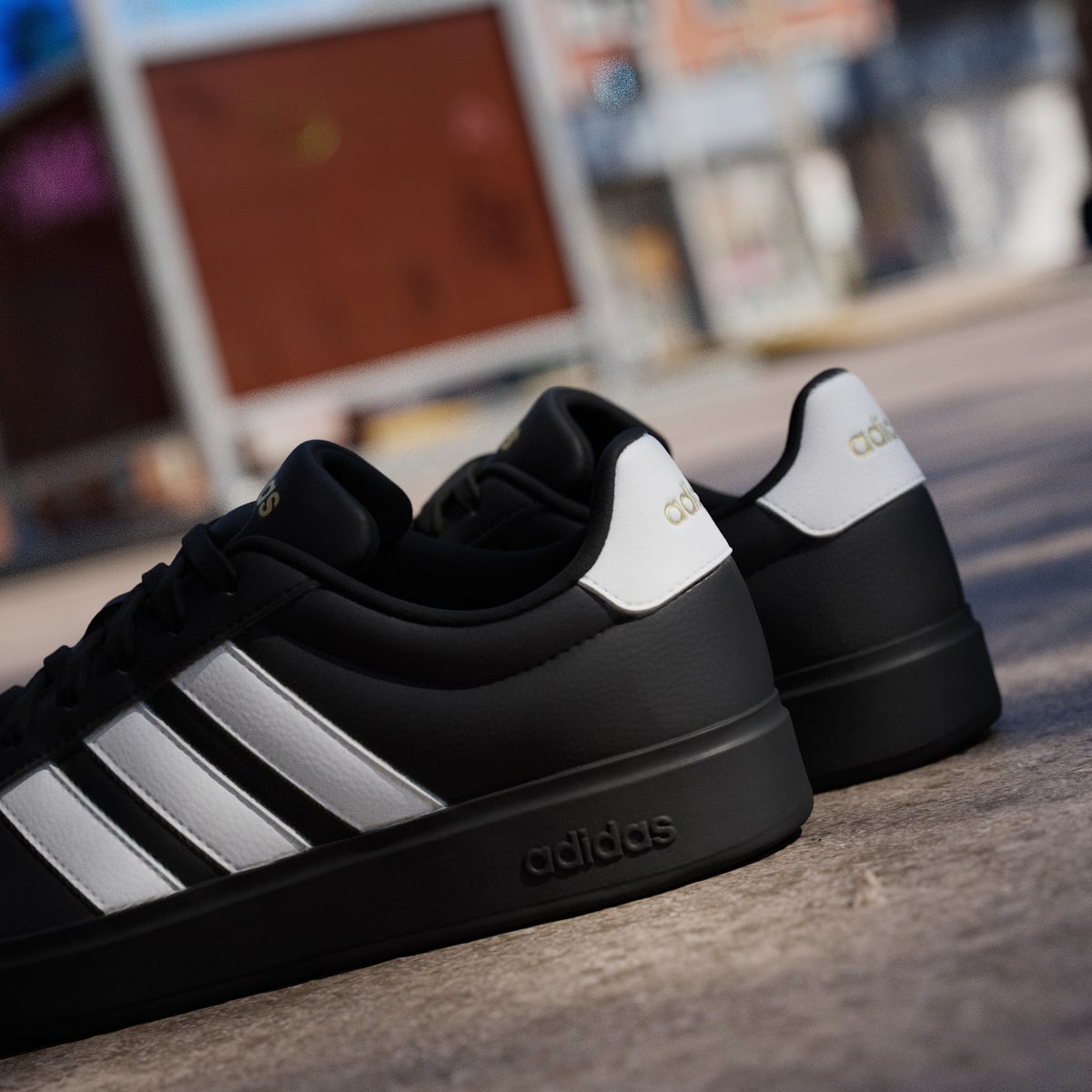adidas Men's Streettalk - Core Black / Cloud White / Matte Gold