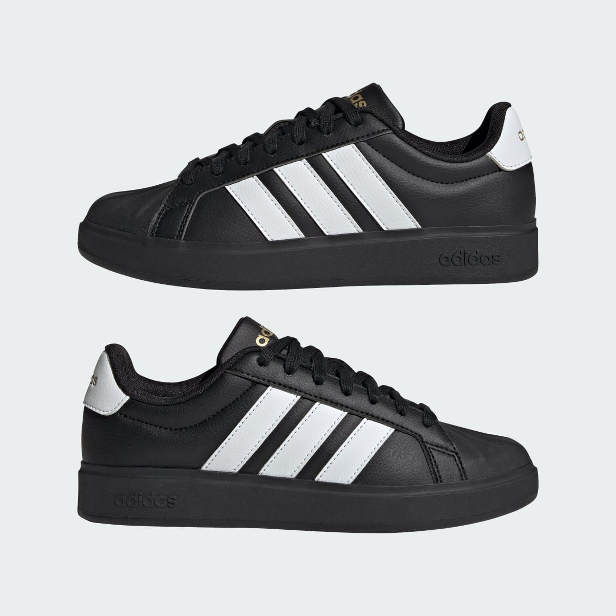 adidas Women's Streettalk - Core Black / Cloud White / Gold Metallic