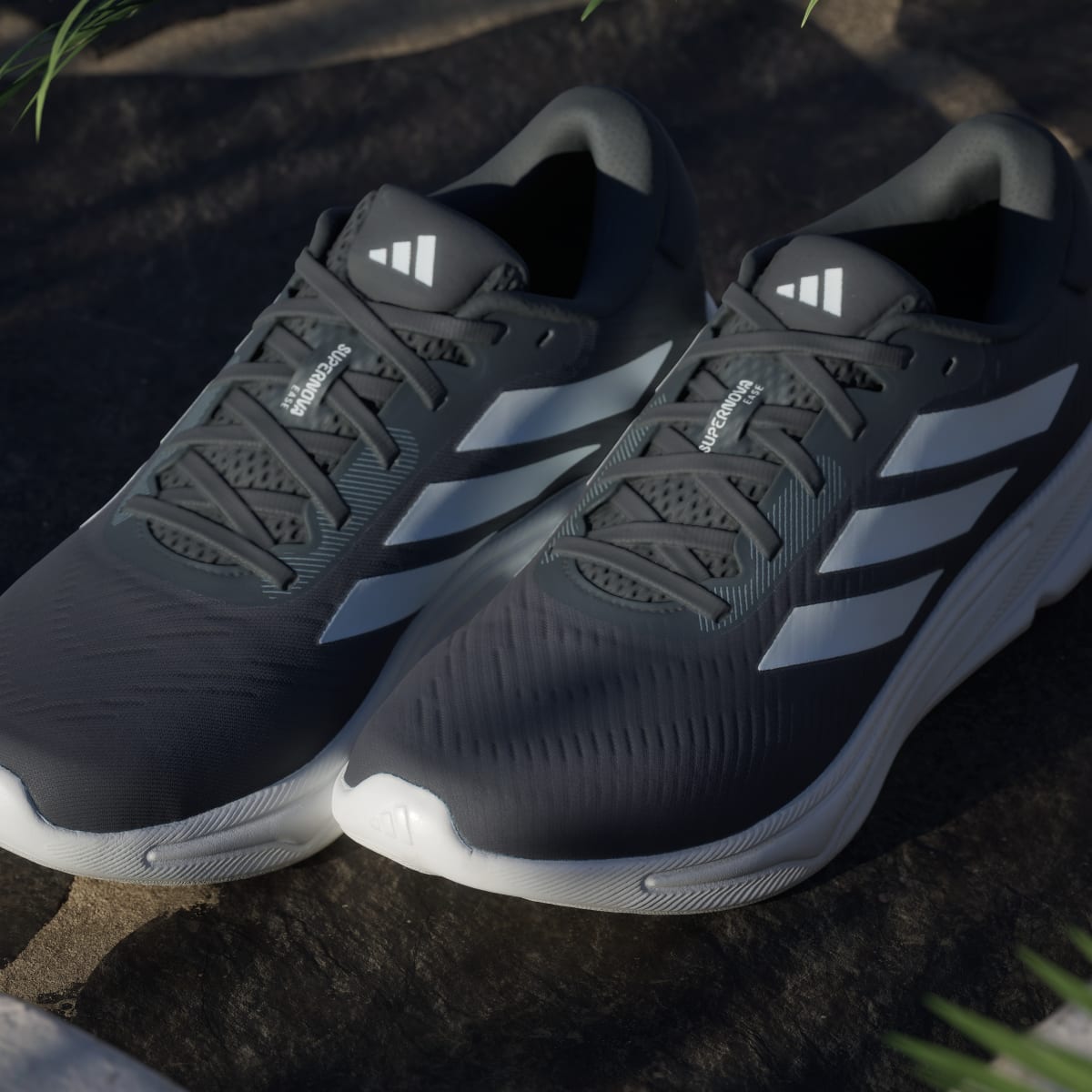 adidas Men's Supernova Ease Shoes - Core Black / Cloud White / Charcoal