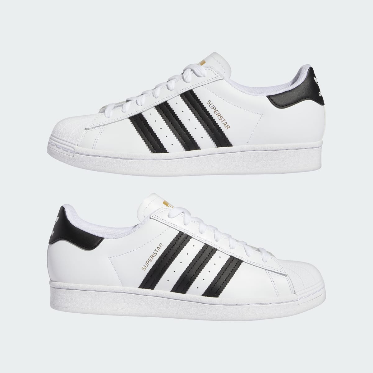 adidas Women's Superstar ADV Shoes - Cloud White / Core Black / Cloud White