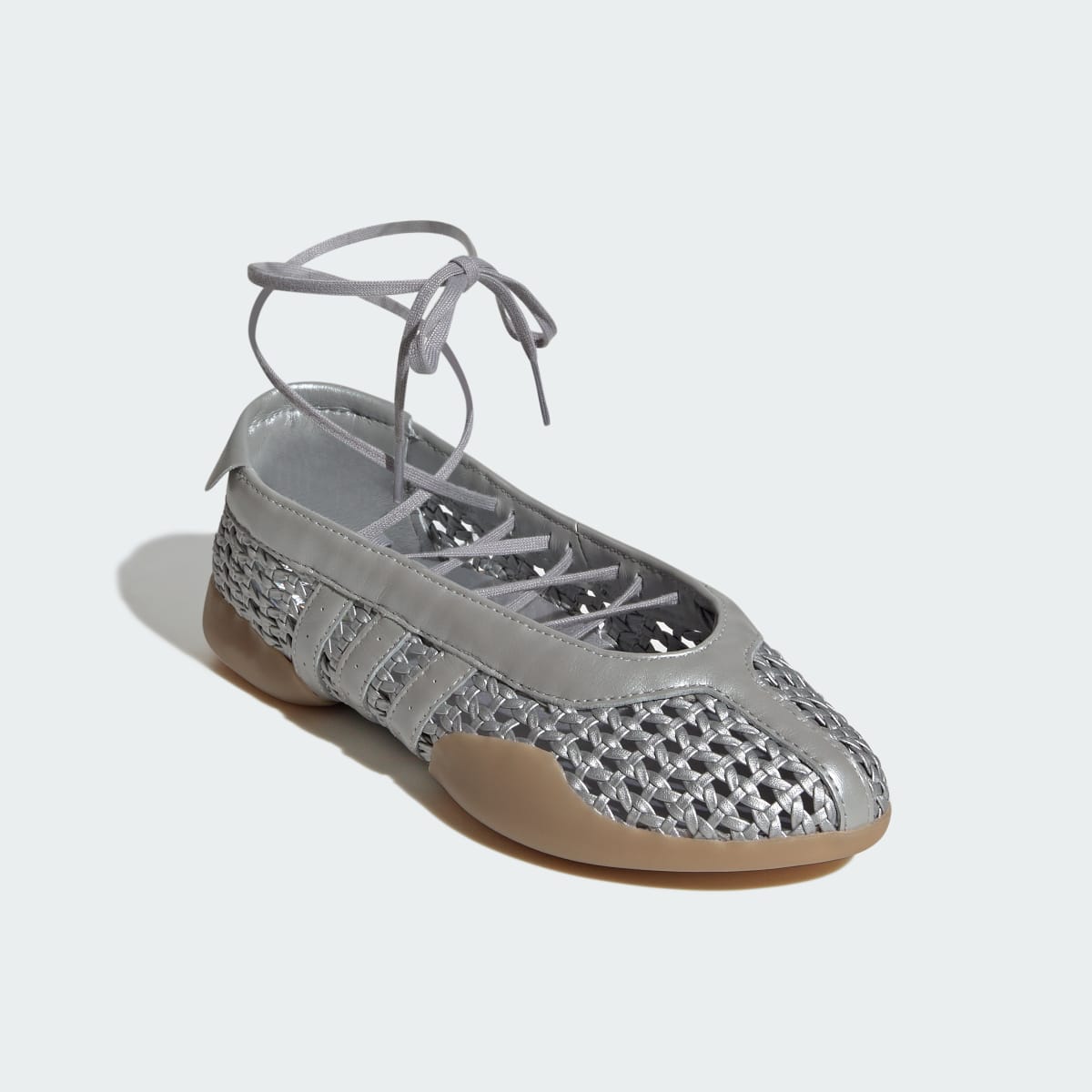 adidas Women's Taekwondo MEI Shoes - Silver Metallic / Silver Metallic / Gum