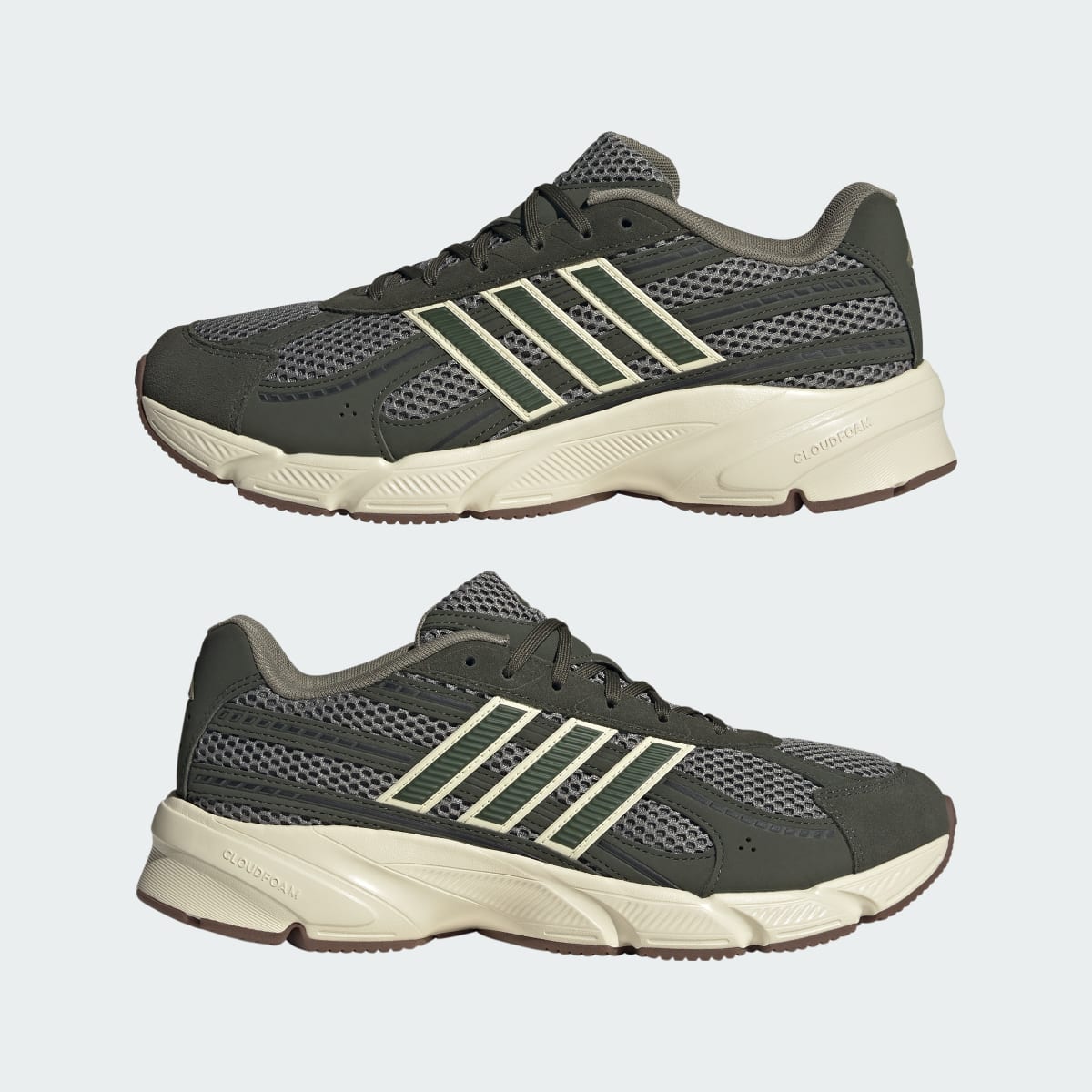 adidas Men's Technochaos 2000 Shoes - Clay / Night Cargo / Warm Vanilla