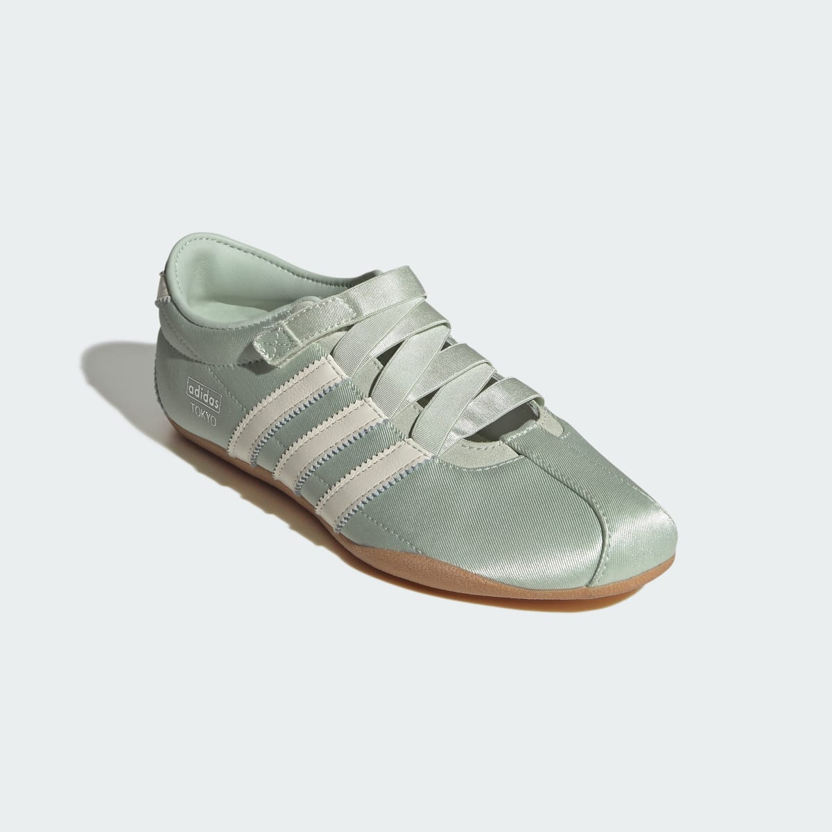 adidas Women's Tokyo MJ Shoes - Linen Green / Off White / Silver Metallic