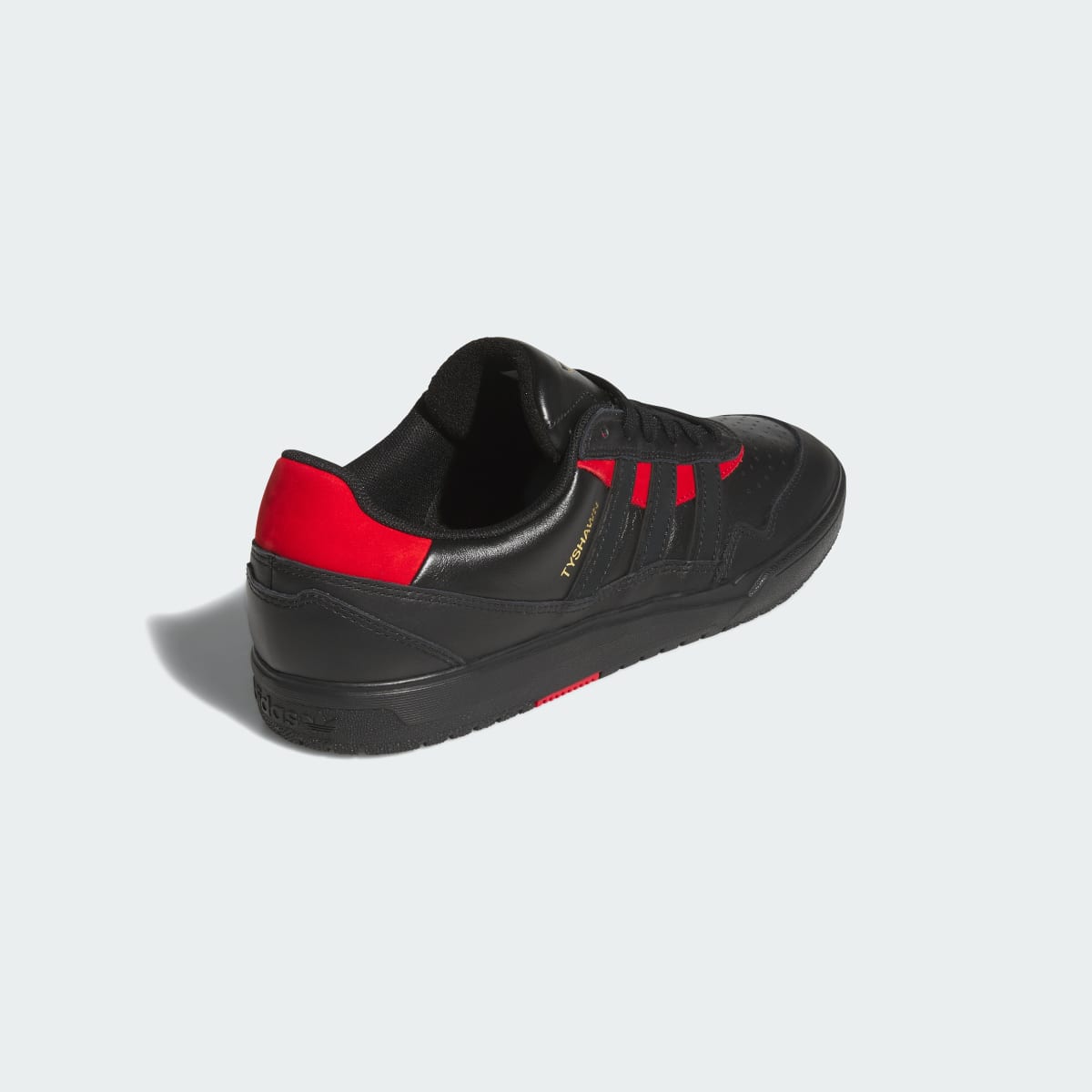 adidas Women's Tyshawn II Shoes - Core Black / Core Black / Better Scarlet