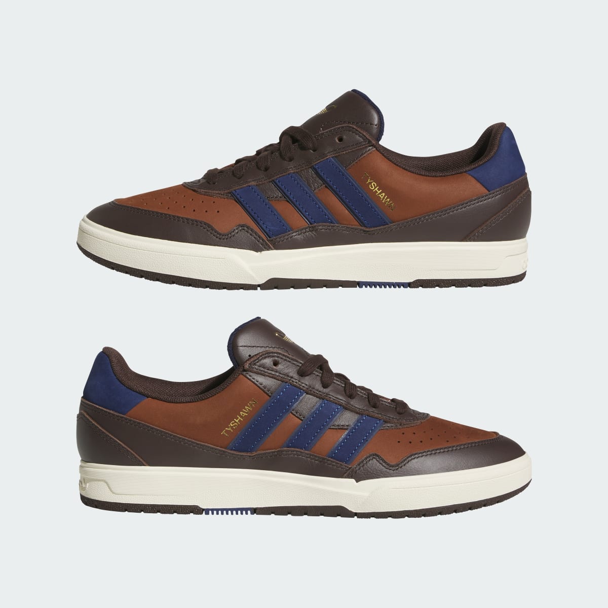 adidas Women's Tyshawn II Shoes - Aurora Coffee / Dark Blue / Preloved Brown