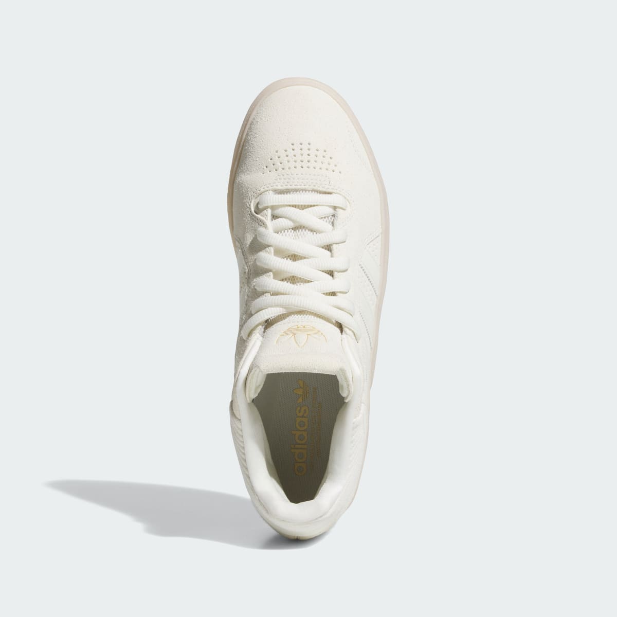 adidas Men's Tyshawn Shoes - Off White / Off White / Gold Metallic