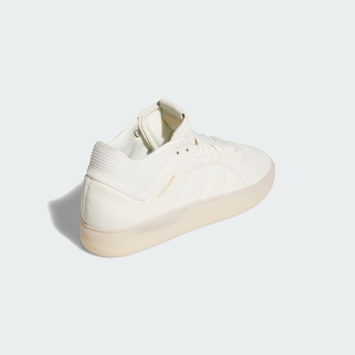 adidas Men's Tyshawn Shoes - Off White / Off White / Gold Metallic