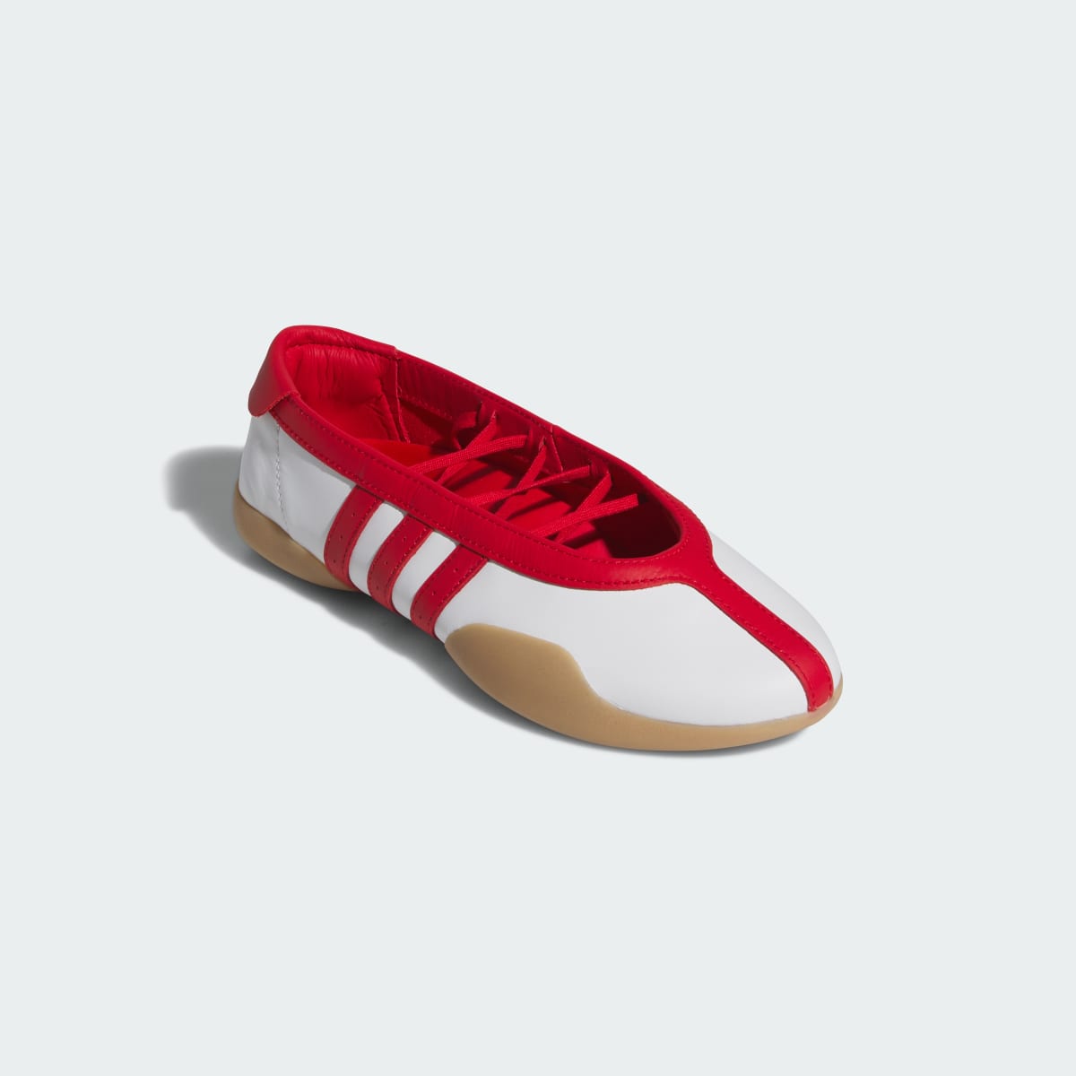 adidas Women's Taekwondo Mei Shoes - Cloud White / Better Scarlet / Gum