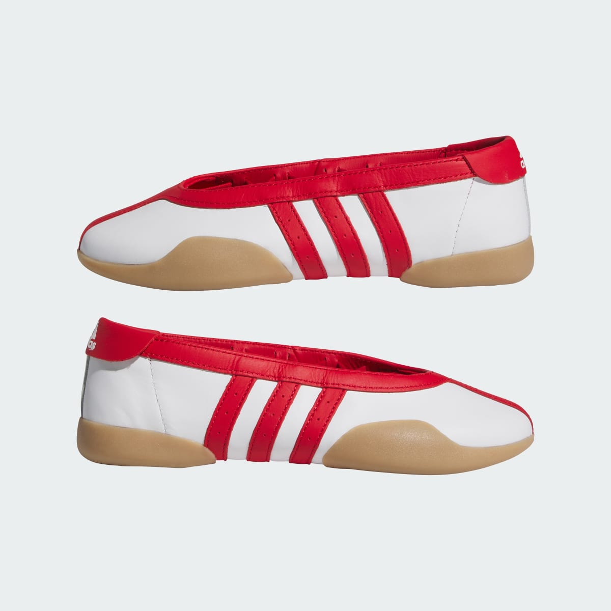 adidas Women's Taekwondo Mei Shoes - Cloud White / Better Scarlet / Gum
