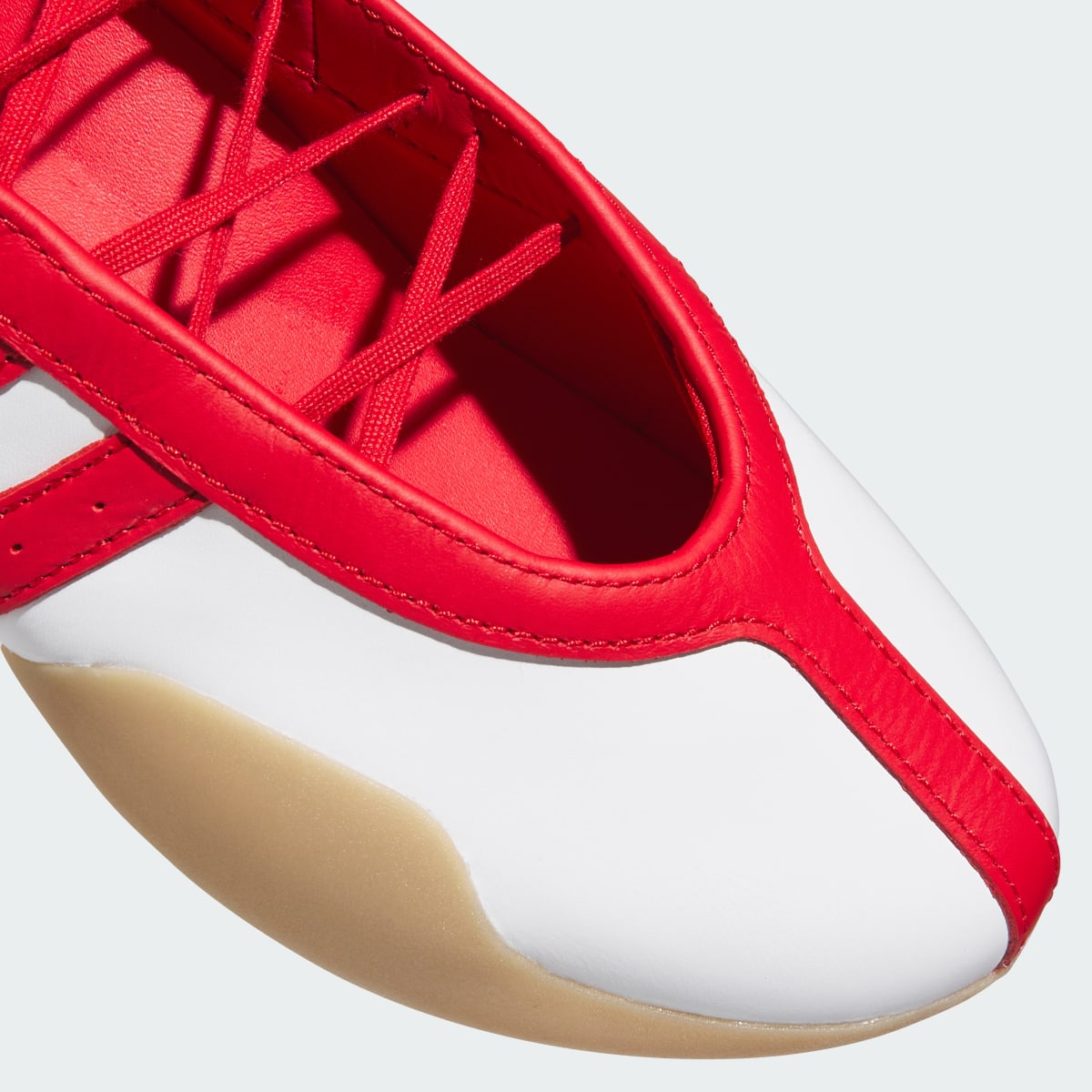 adidas Women's Taekwondo Mei Shoes - Cloud White / Better Scarlet / Gum
