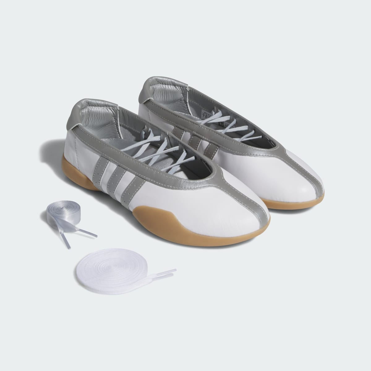 adidas Women's Taekwondo Mei Shoes - Cloud White / Silver Metallic / Gum