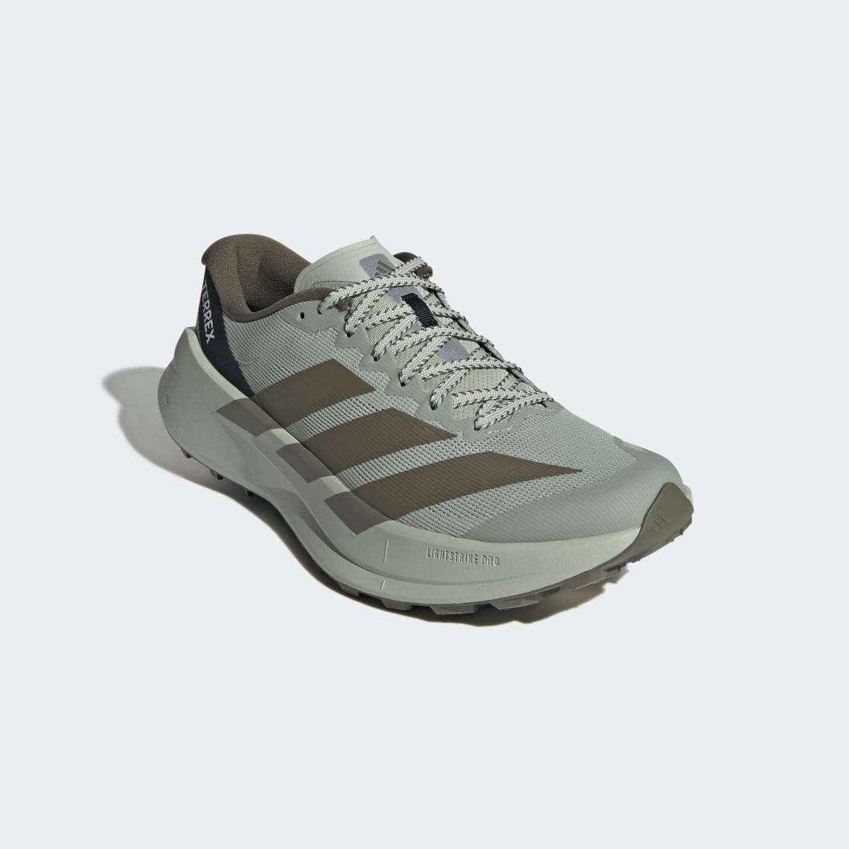 adidas Men's Terrex Agravic SL Trail Running Shoes - Halo Green / Olive Strata / Pulse Mint