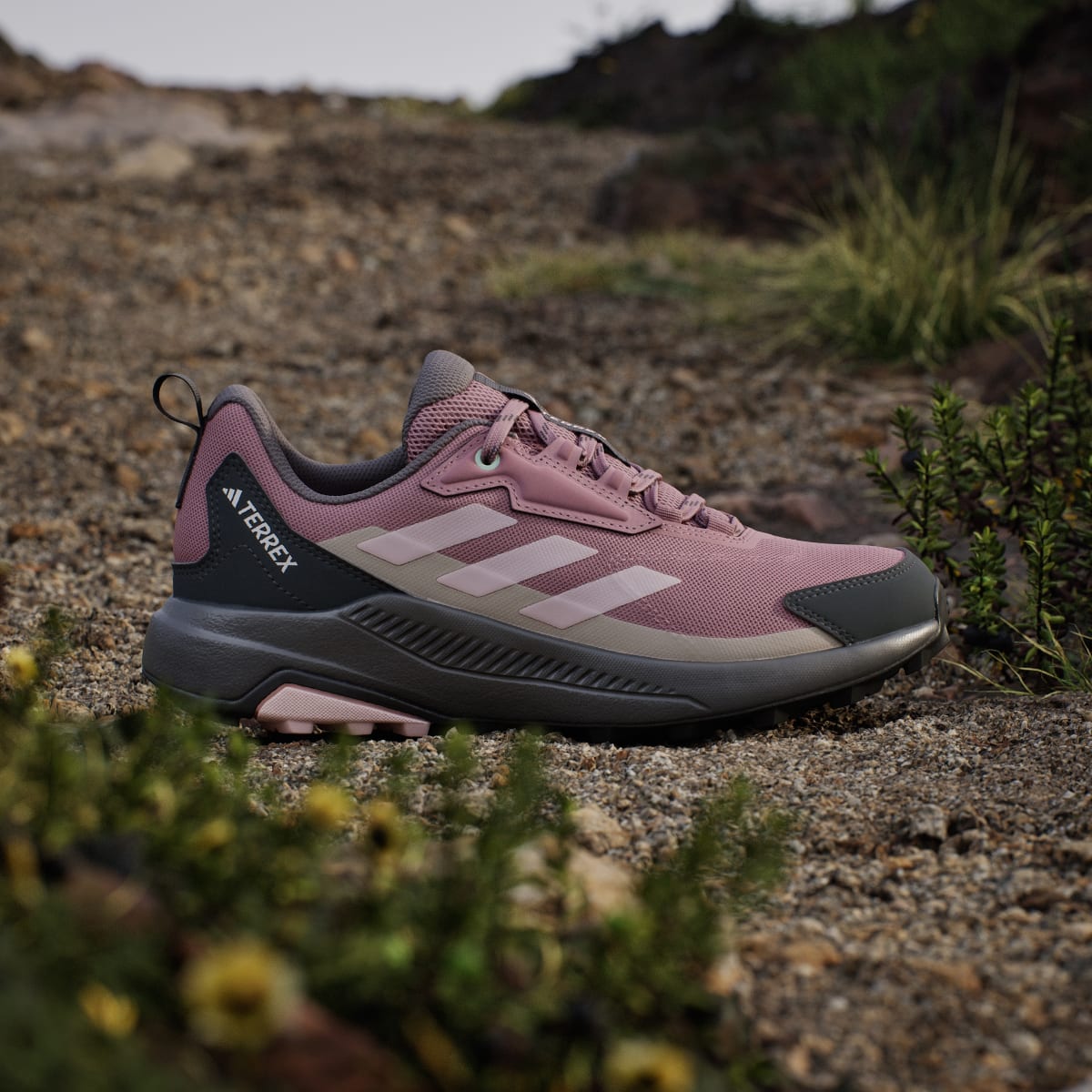 adidas Women's Terrex Anylander Hiking Shoes - Magic Mauve / Distilled Pink / Grey Six