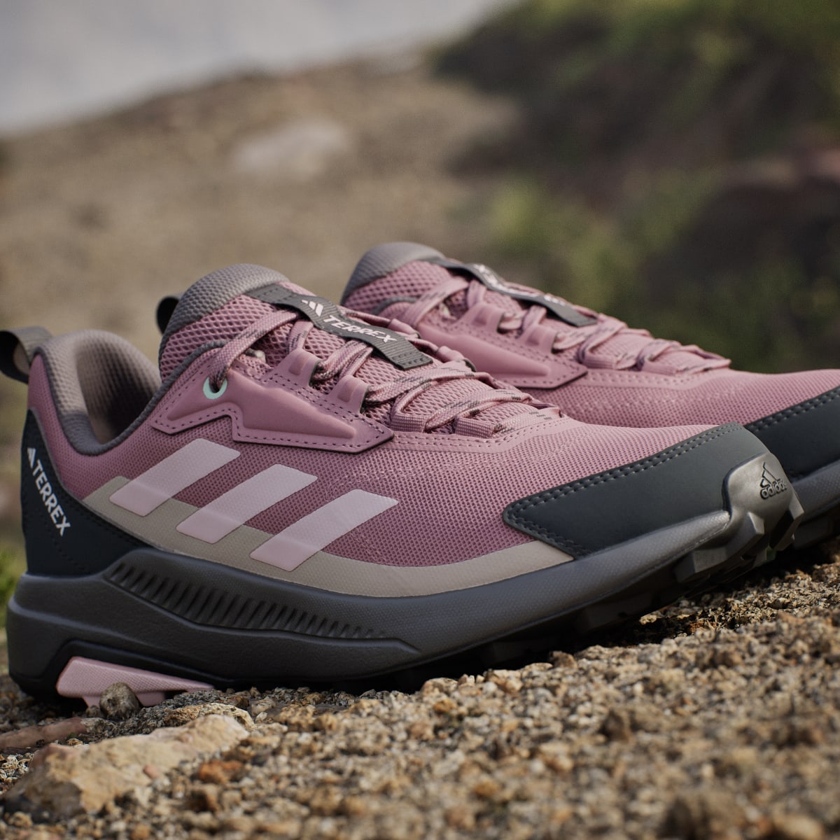 adidas Women's Terrex Anylander Hiking Shoes - Magic Mauve / Distilled Pink / Grey Six