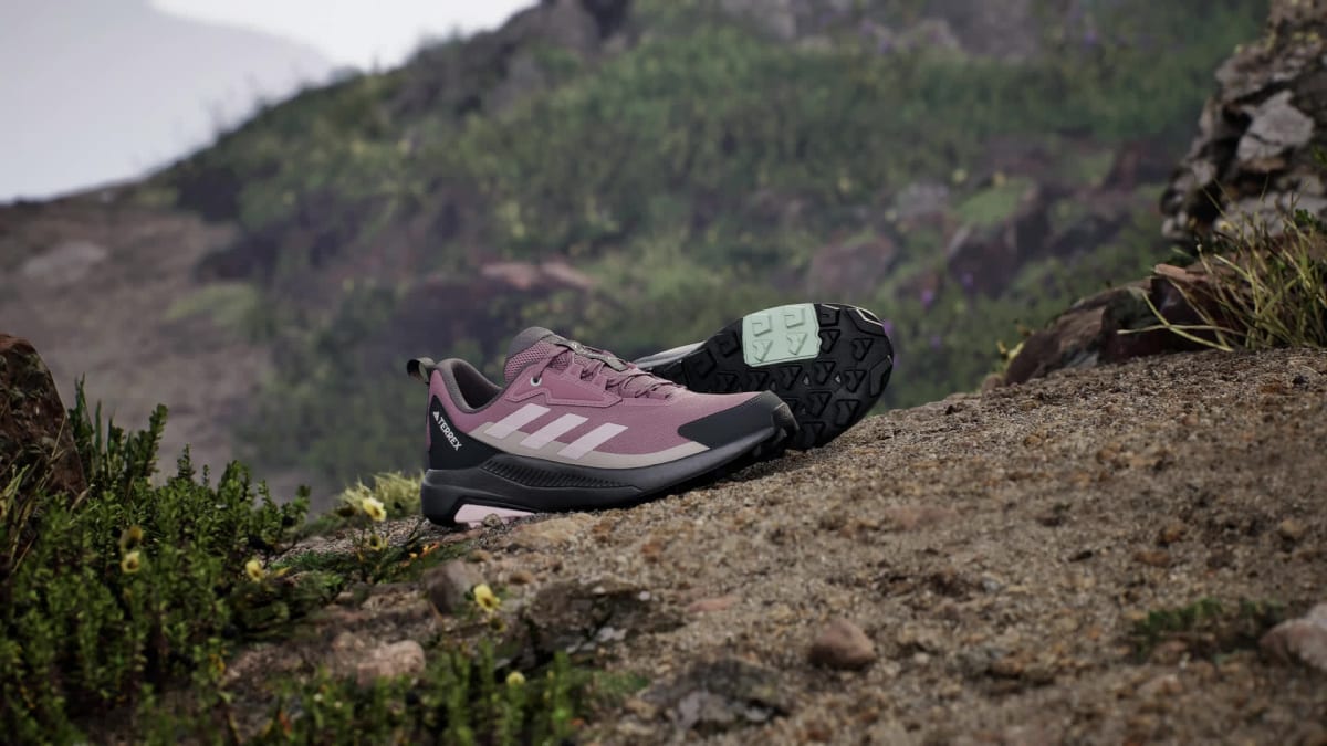 adidas Women's Terrex Anylander Hiking Shoes - Magic Mauve / Distilled Pink / Grey Six