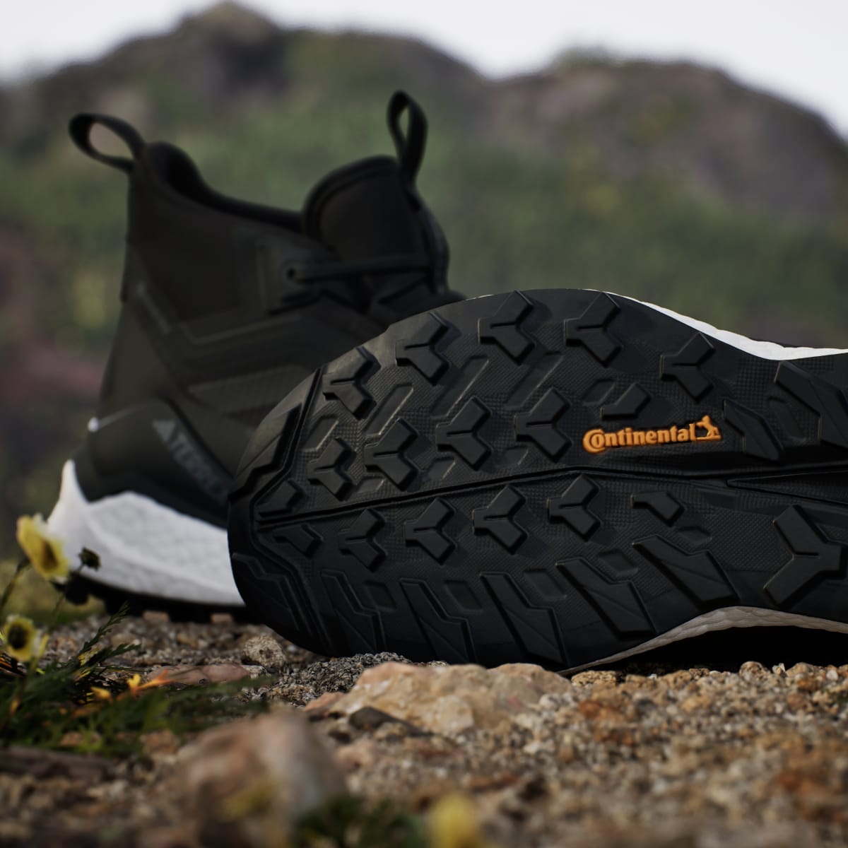 adidas Women's Terrex Free Hiker 2.0 Gore-Tex Hiking Shoes - Core Black / Core Black / Cloud White