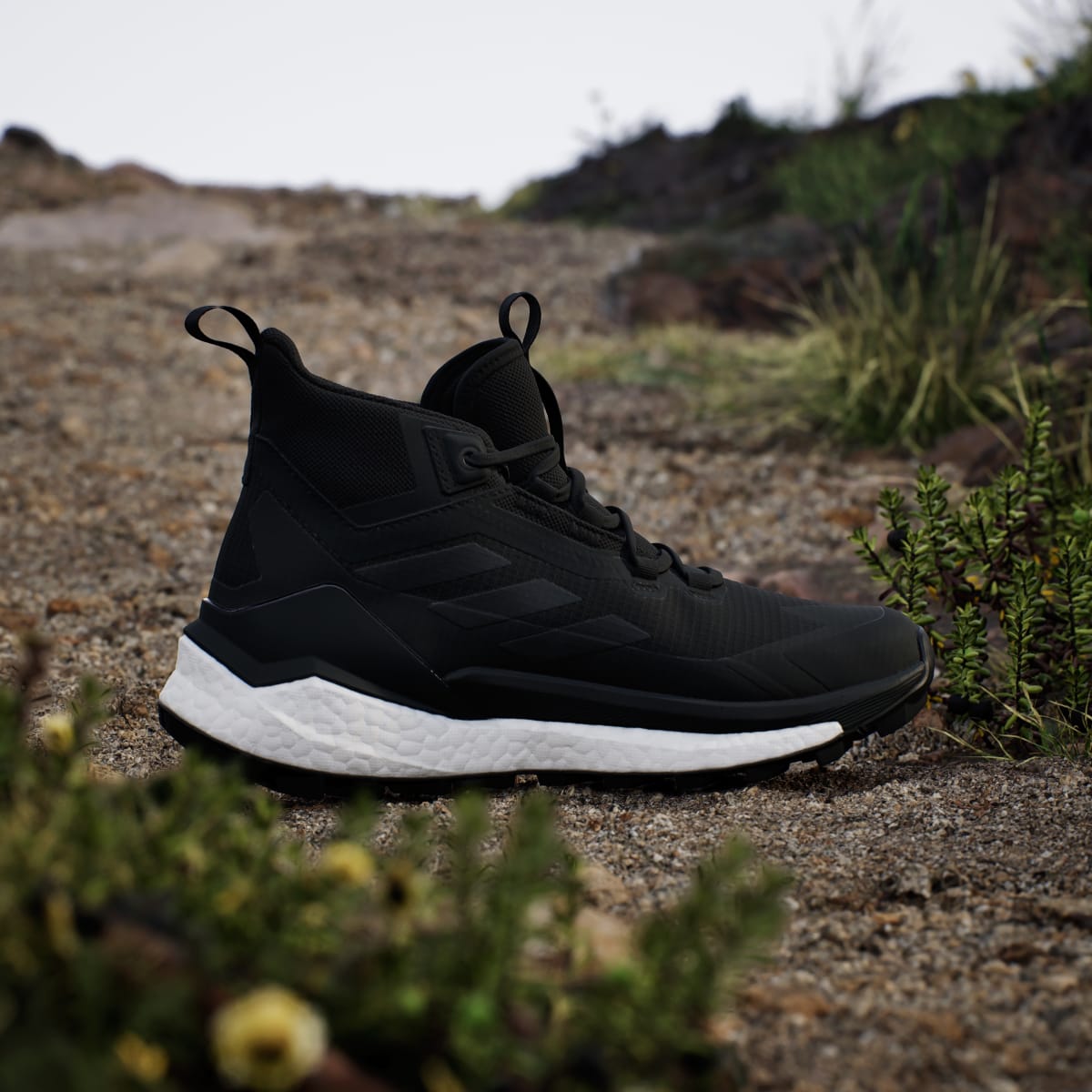 adidas Women's Terrex Free Hiker 2.0 Gore-Tex Hiking Shoes - Core Black / Core Black / Cloud White
