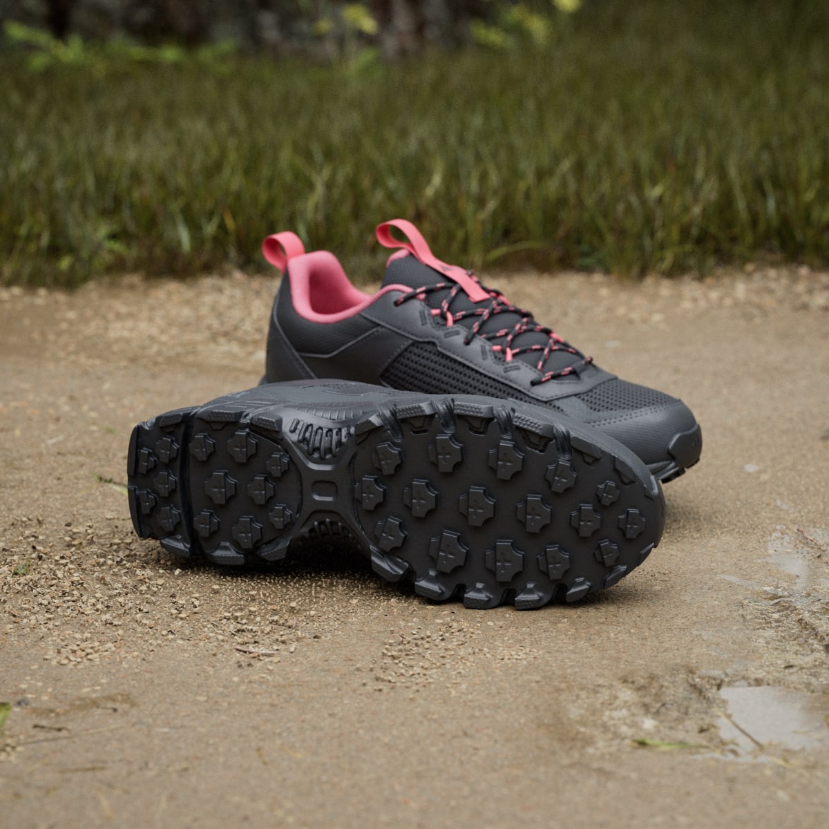 adidas Women's Terrex Rockadia Hiking Shoe - Core Black / Iron Metallic / Pure Turbo