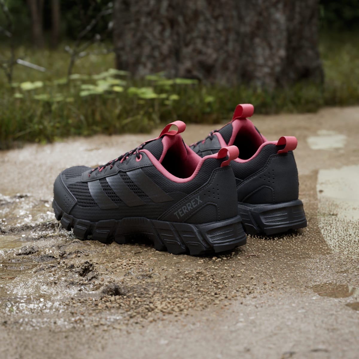 adidas Women's Terrex Rockadia Hiking Shoe - Core Black / Iron Metallic / Pure Turbo