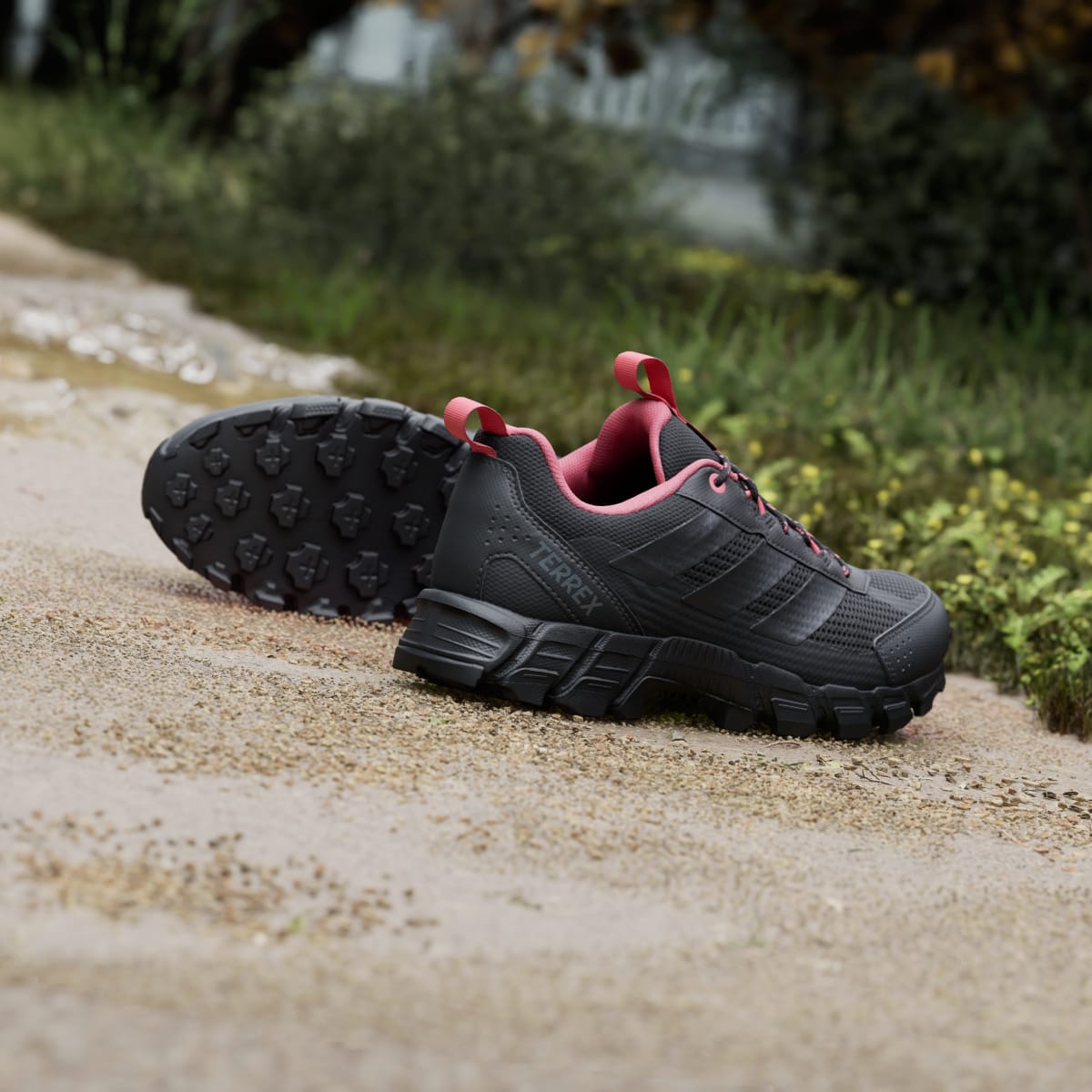adidas Women's Terrex Rockadia Hiking Shoe - Core Black / Iron Metallic / Pure Turbo