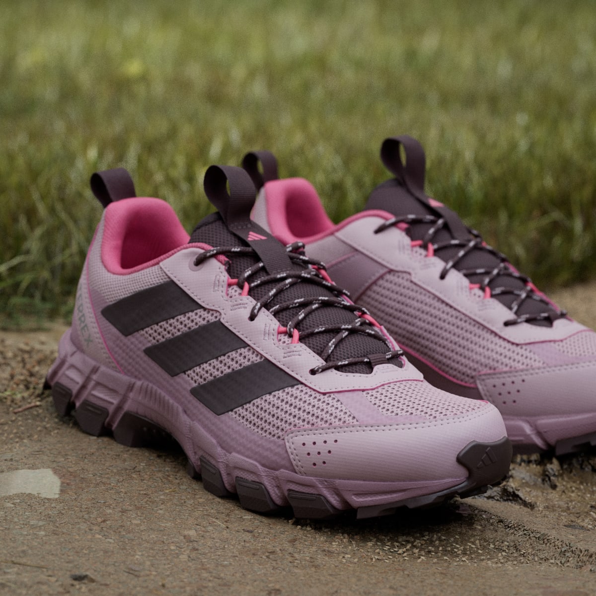 adidas Women's Terrex Rockadia Hiking Shoe - Dual Lilac / Magic Mauve / Pure Turbo