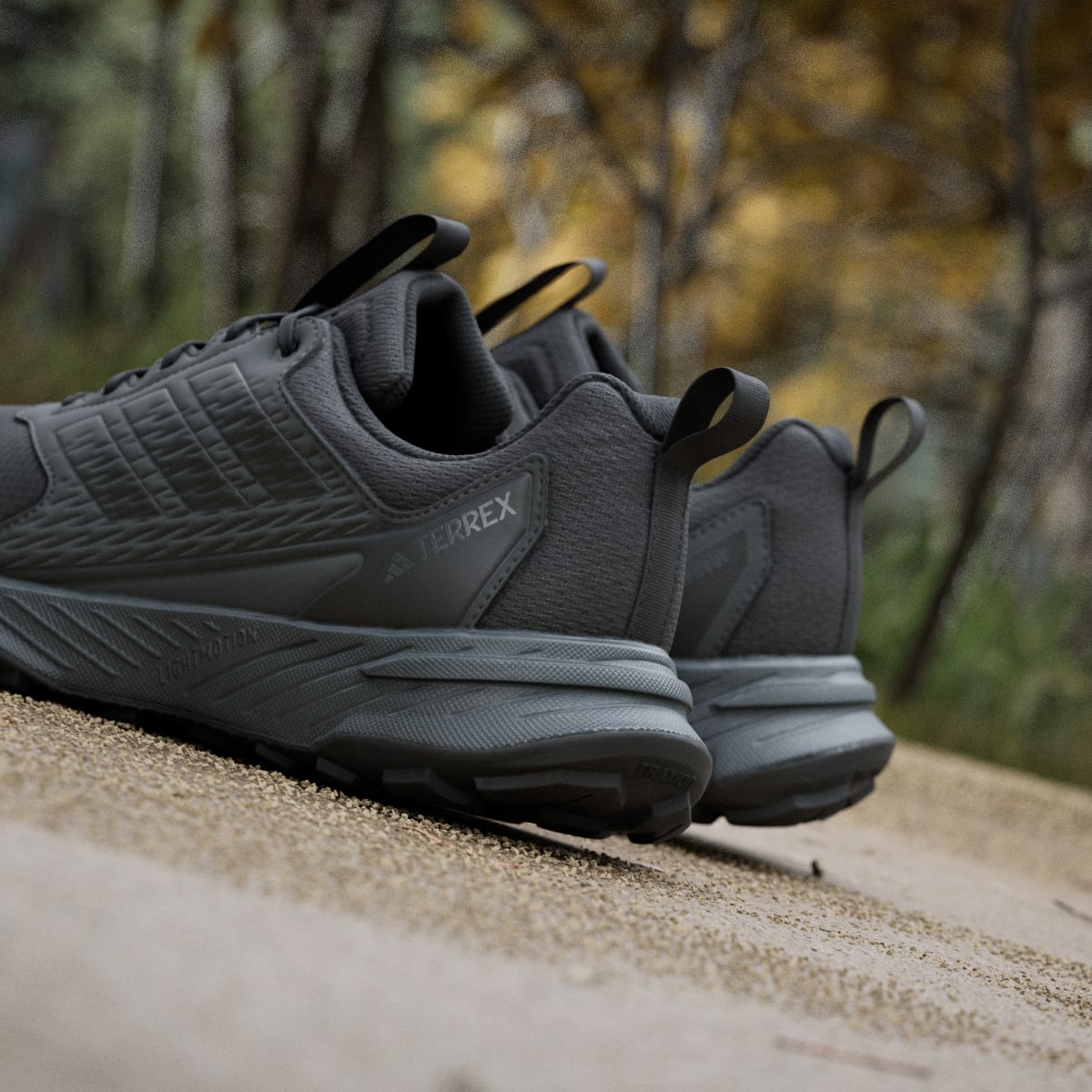 adidas Men's Terrex Tracefinder 2 Climaproof Trail Running Shoes - Core Black / Core Black / Grey Six