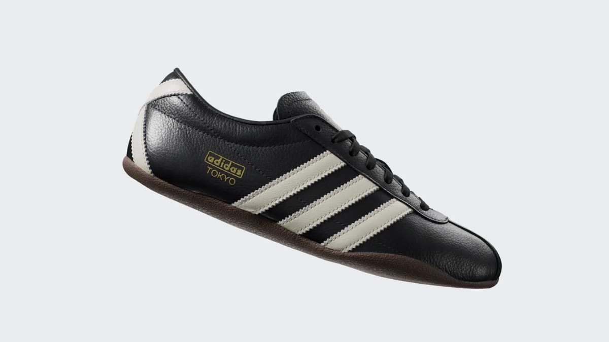 adidas Women's Tokyo Shoes - Core Black / Off White / Gold Metallic