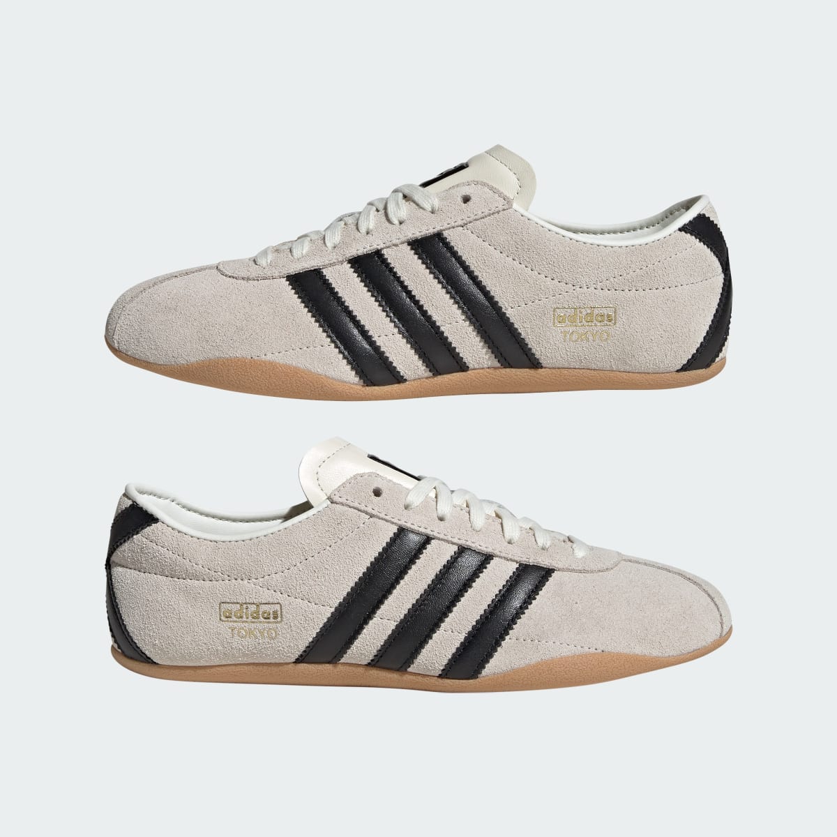adidas Women's Tokyo Shoes - Off White / Core Black / Gold Metallic
