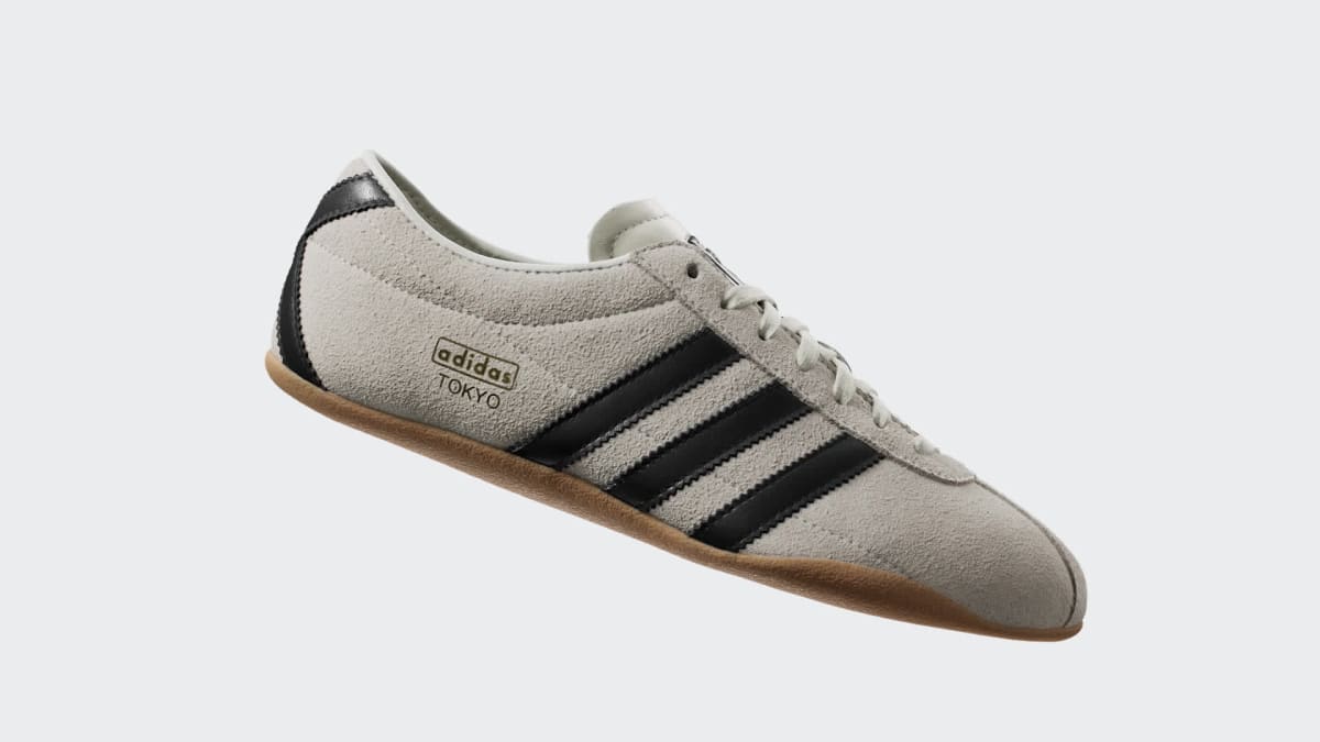 adidas Women's Tokyo Shoes - Off White / Core Black / Gold Metallic