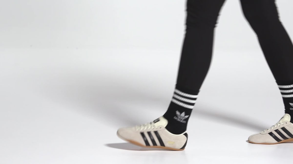 adidas Women's Tokyo Shoes - Off White / Core Black / Gold Metallic